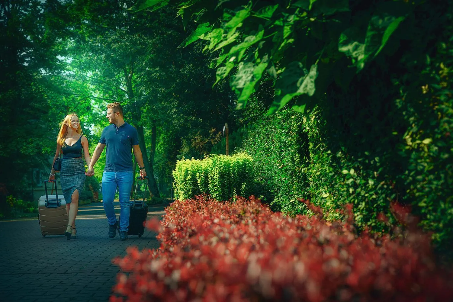 Garden in Zacisze Nad Nidą Resort