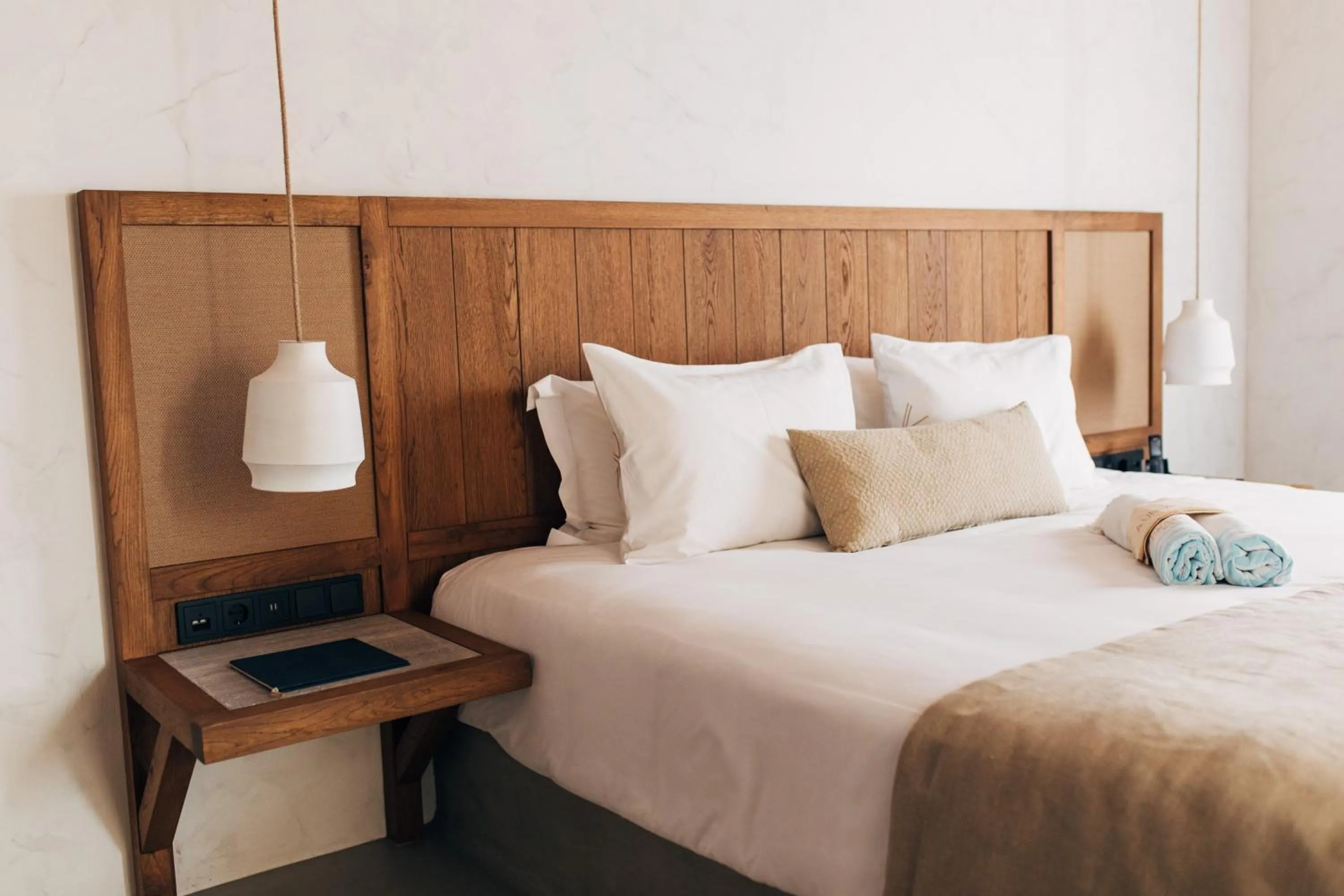 Bedroom, Bed in Branco Mykonos