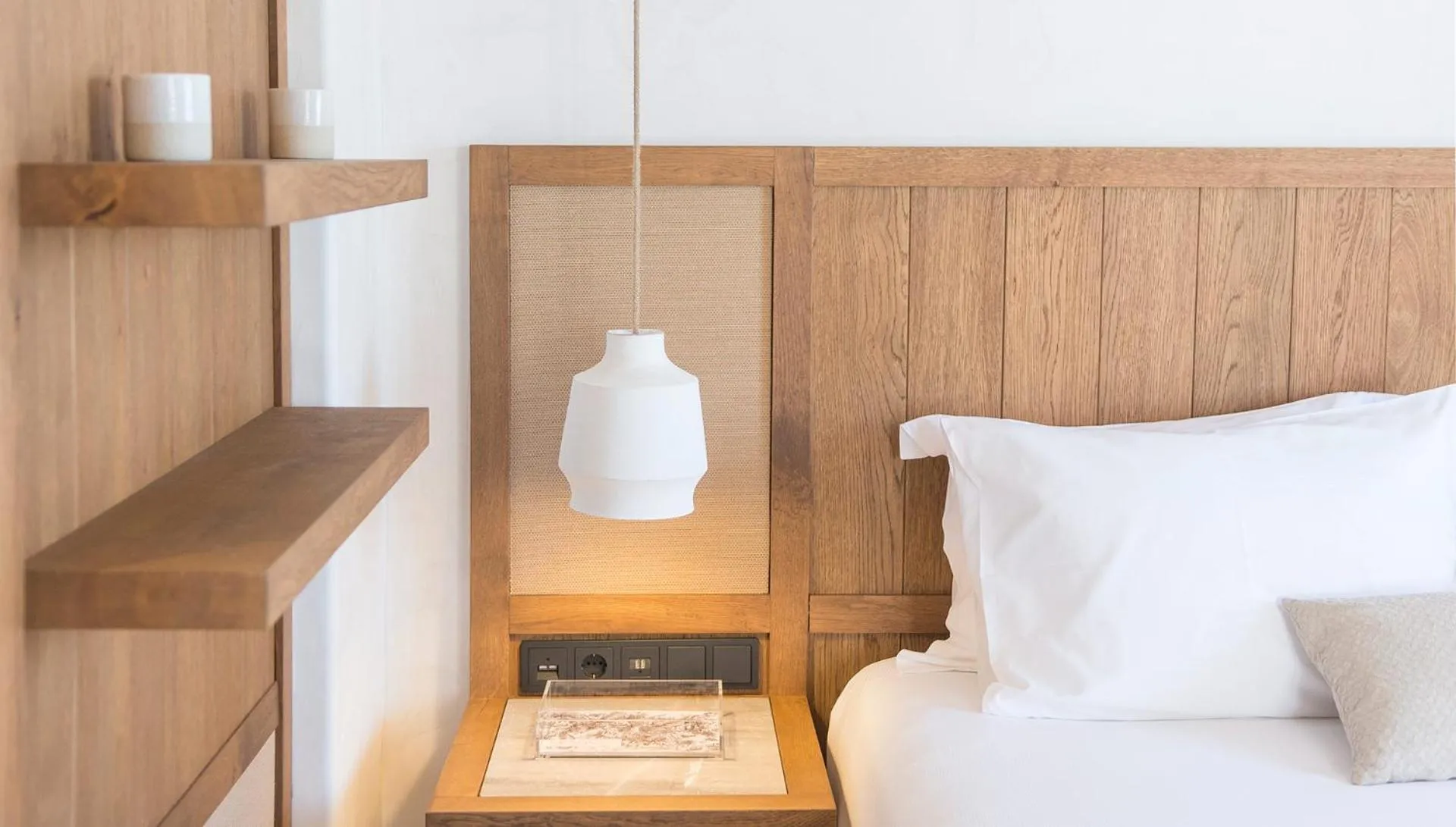 Bedroom, Bed in Branco Mykonos