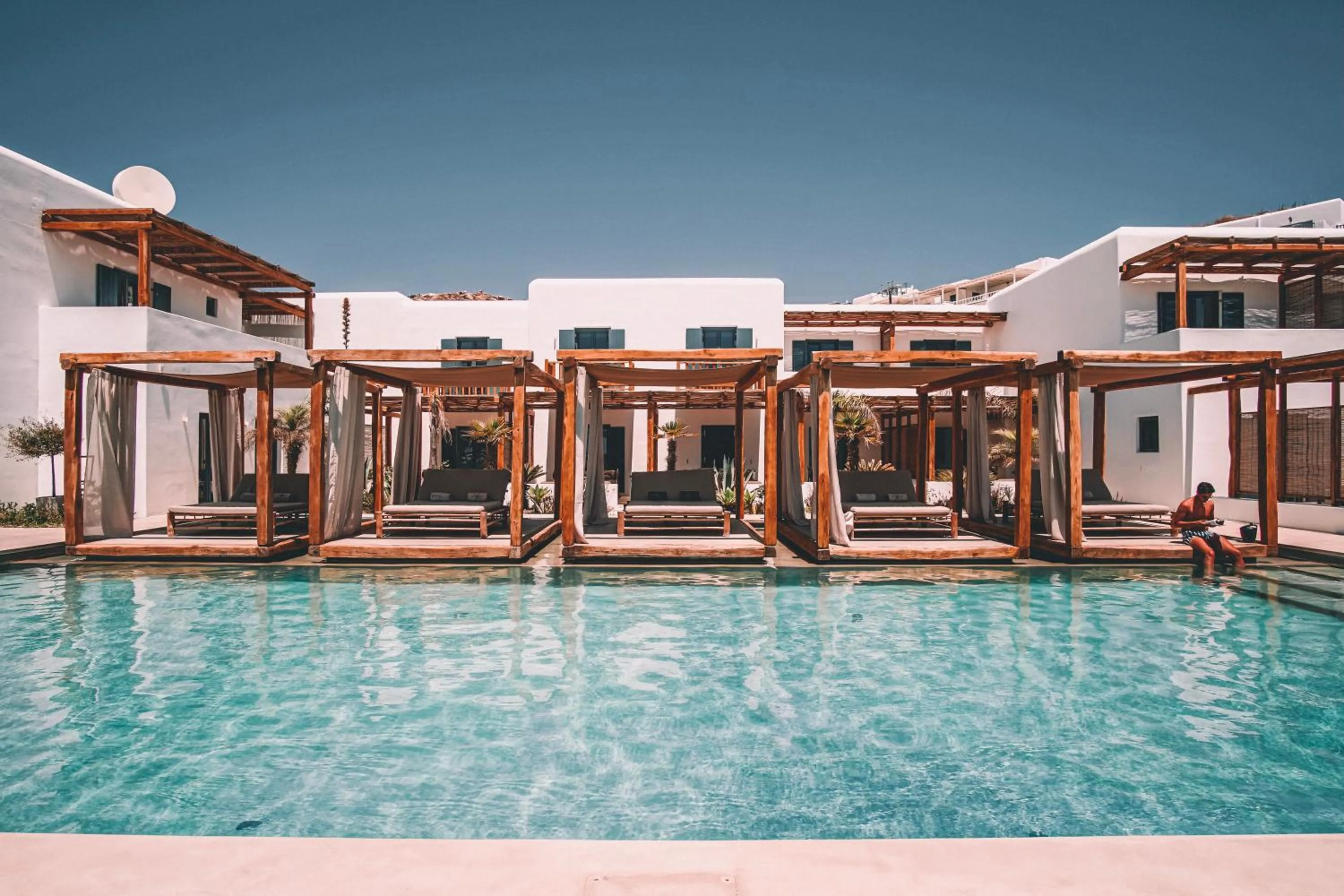 Swimming pool in Branco Mykonos