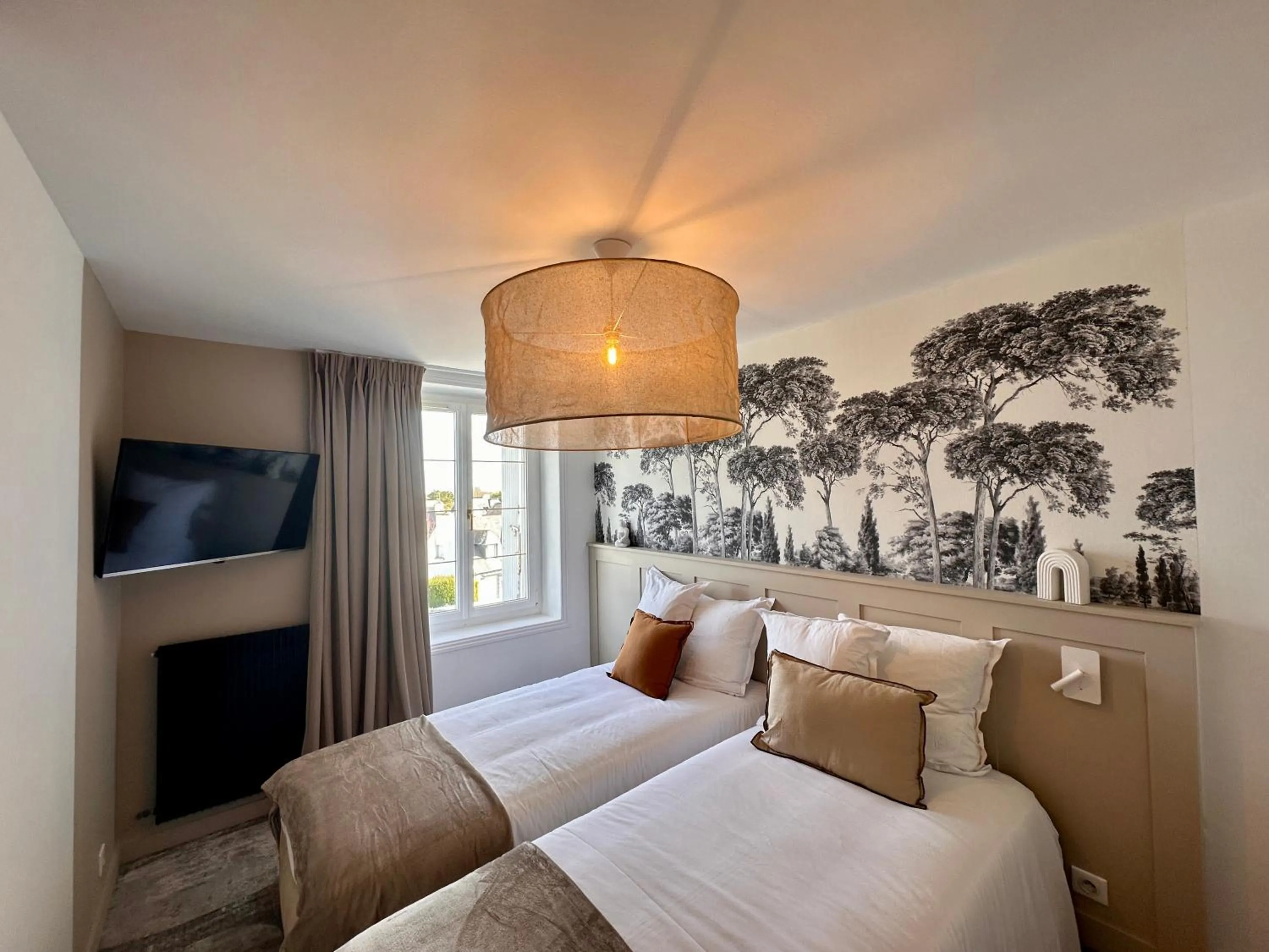 Small Twin Room in L'Armoric Hôtel - RÉNOVÉ