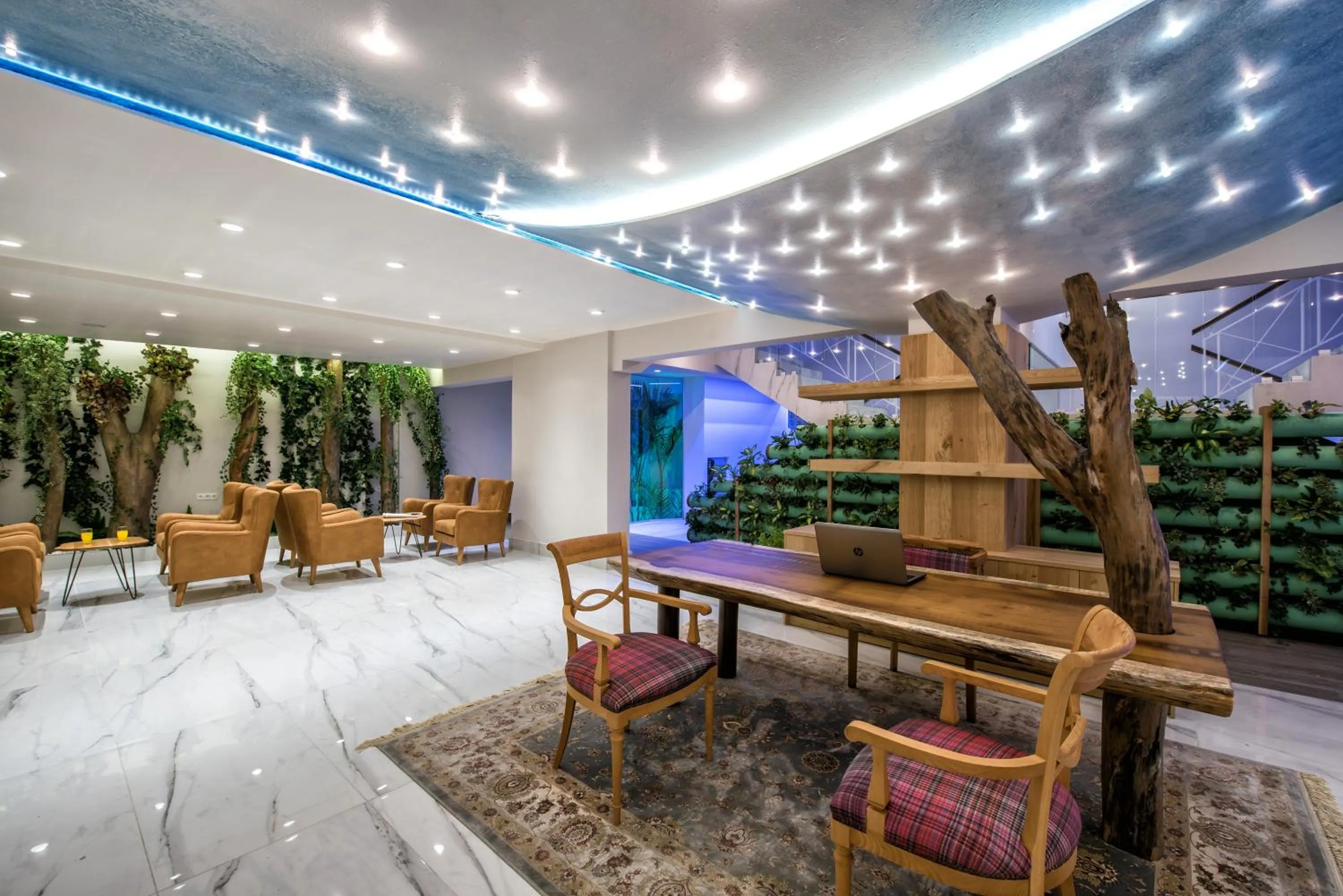 Lobby or reception in Senses Blue Boutique hotel