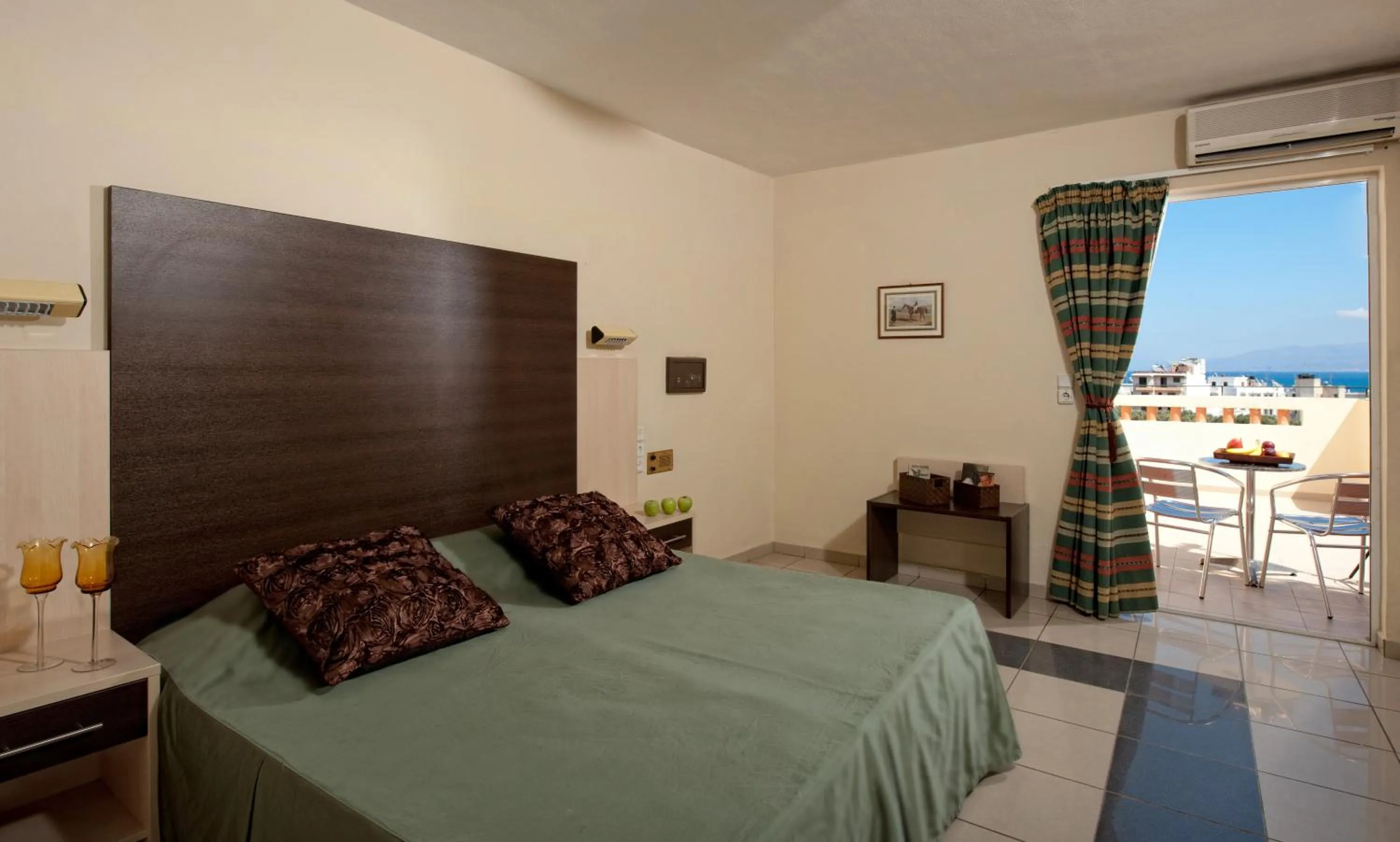 Living room, Bed in Senses Blue Boutique hotel