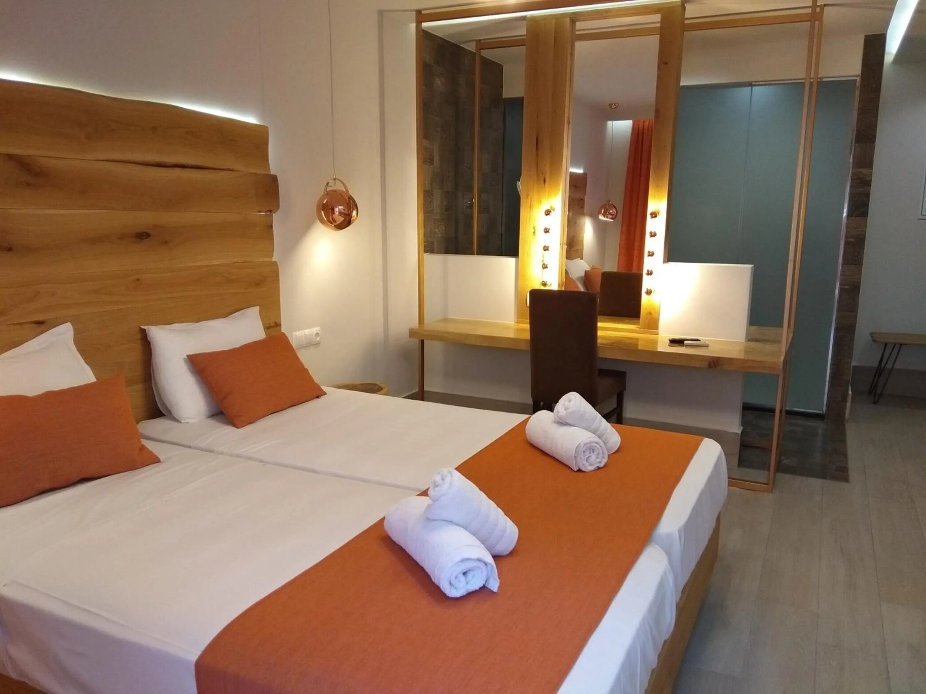 Bed in Senses Blue Boutique hotel