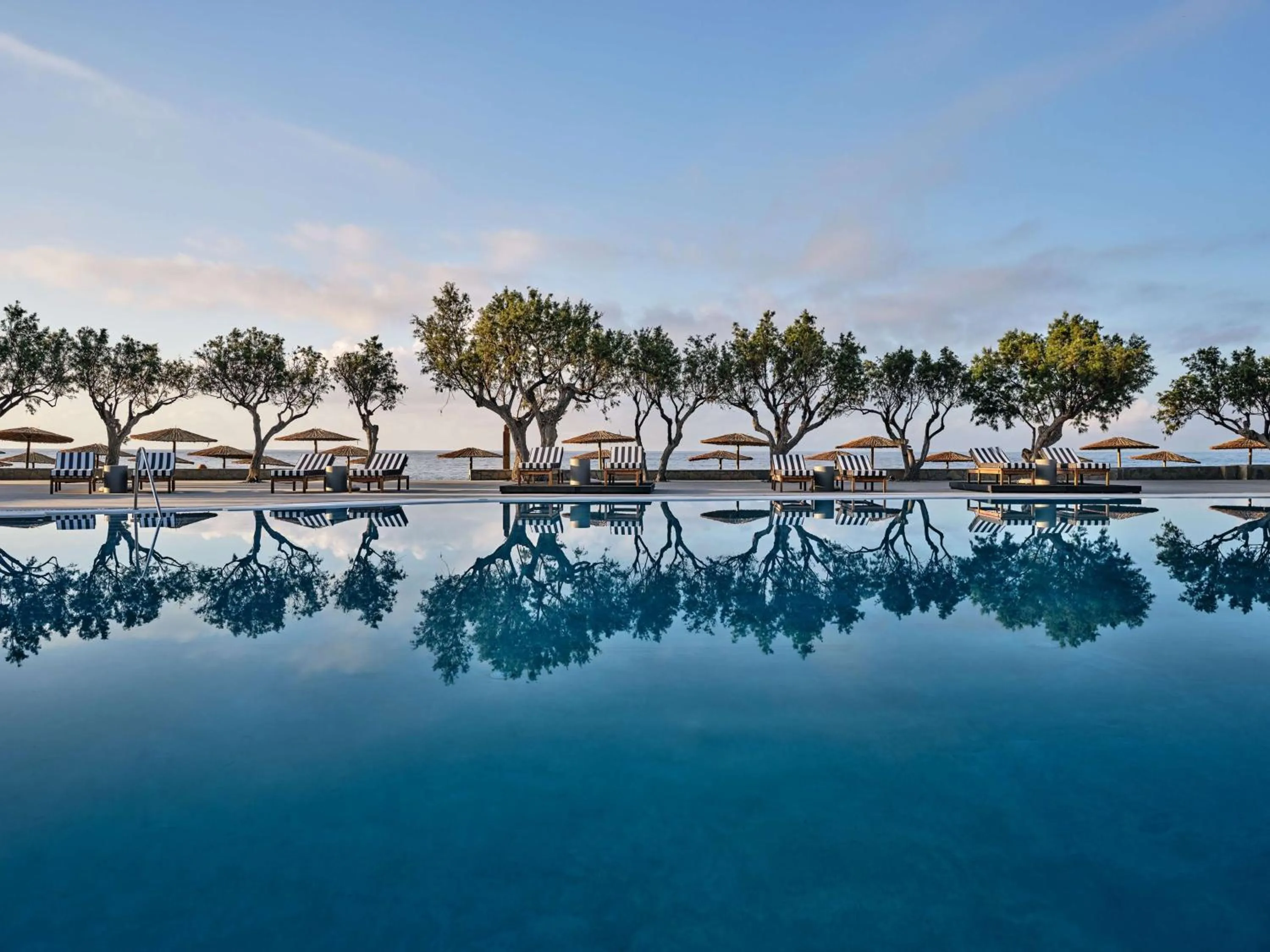 Pool view in Numo Ierapetra Beach Resort Crete, Adults only, Curio Collection Hilton