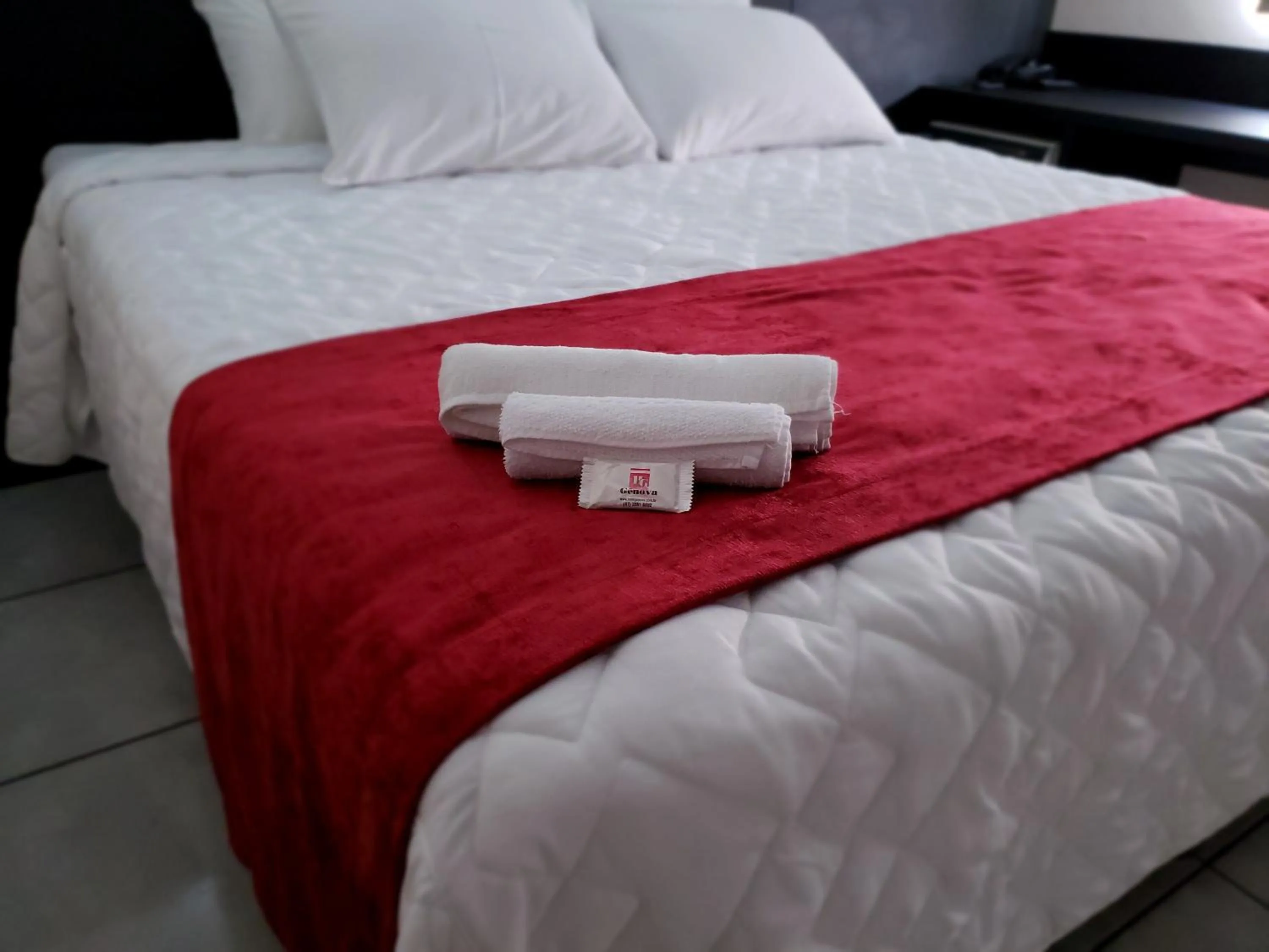 Bed in Hotel Gênova BC