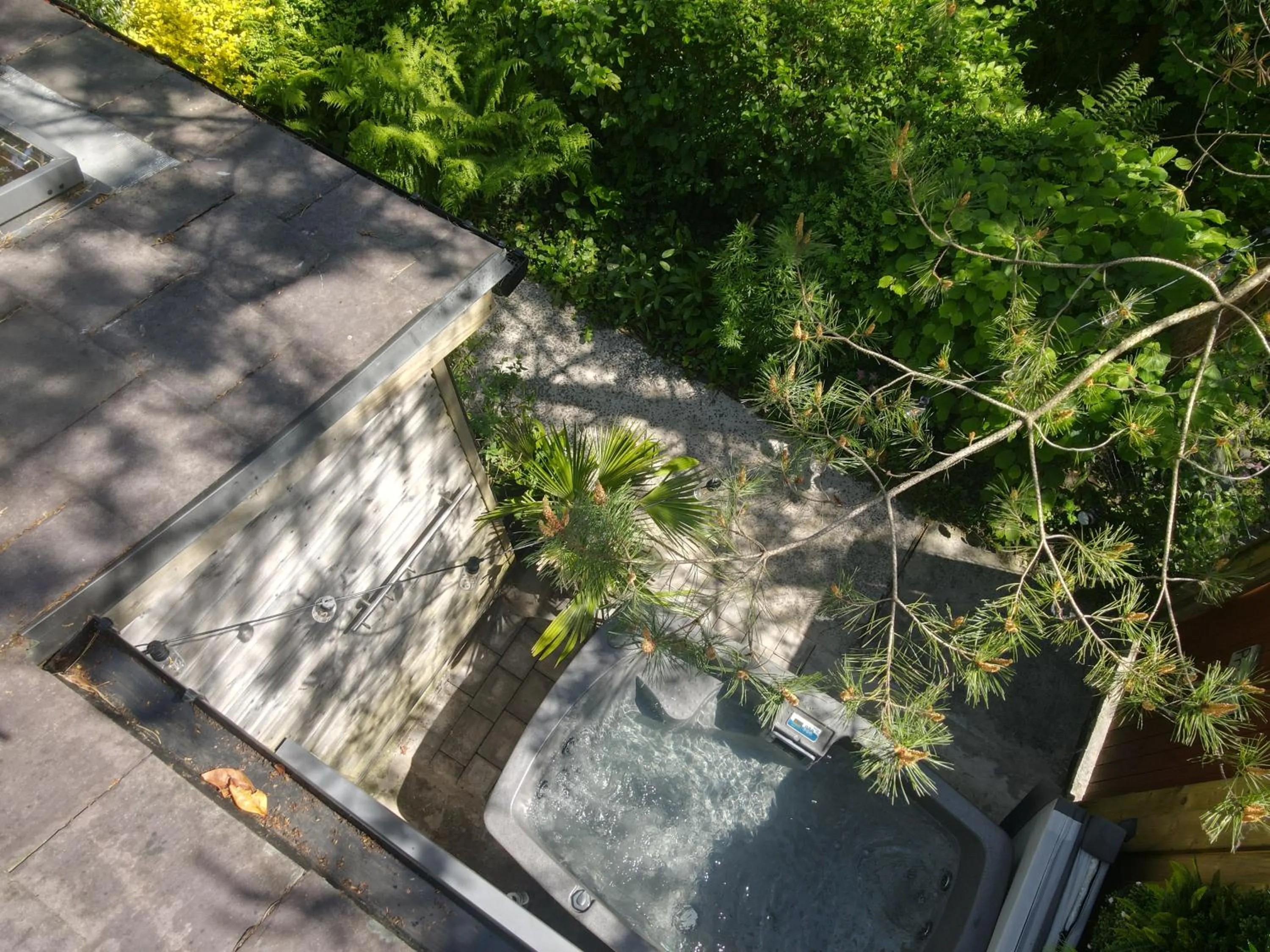 Hot Tub in Beili Glas Cottage