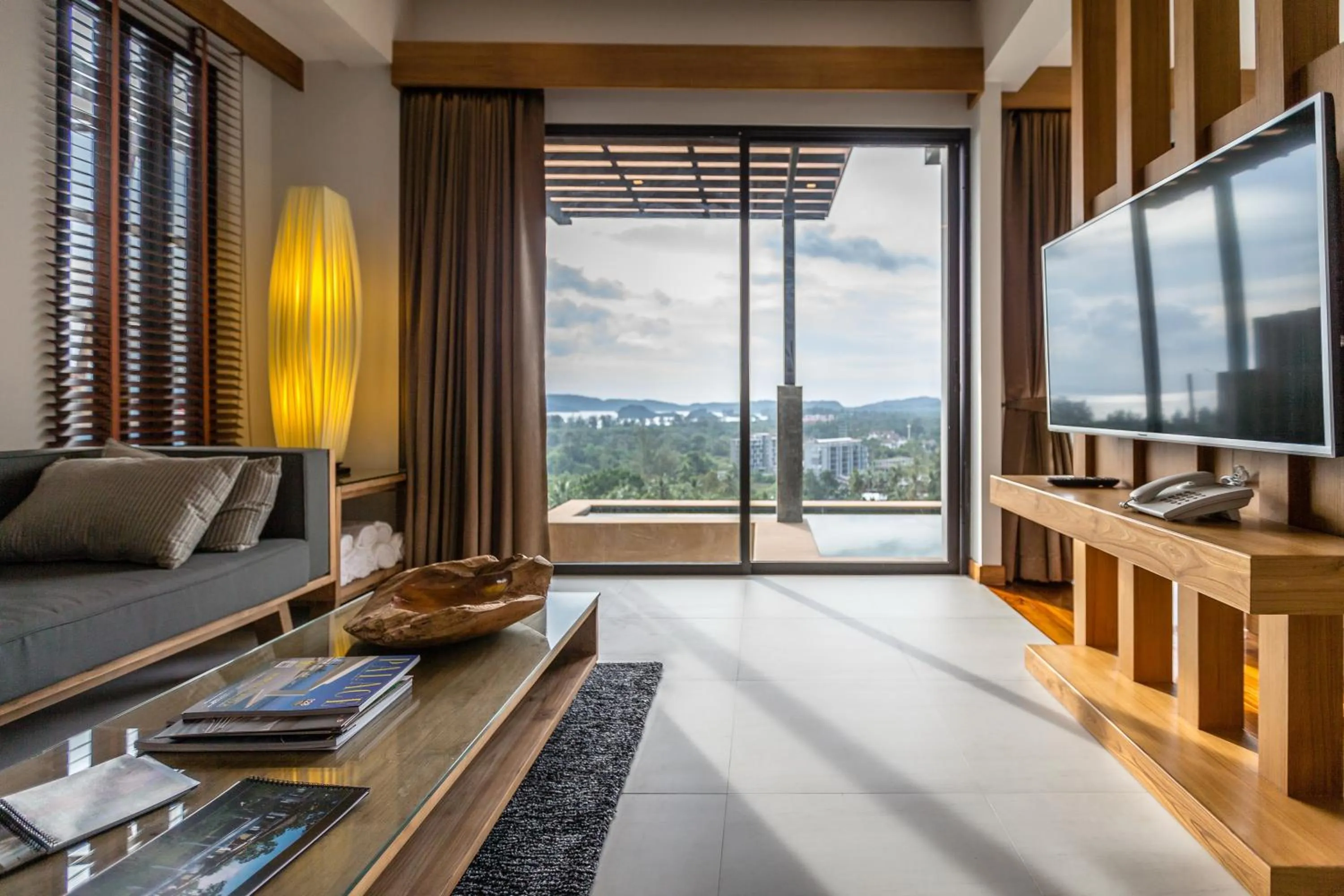 Living room in Andakiri Pool Villa Panoramic Sea View
