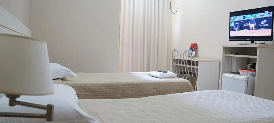 Bed in Manhuaçu Center Hotel