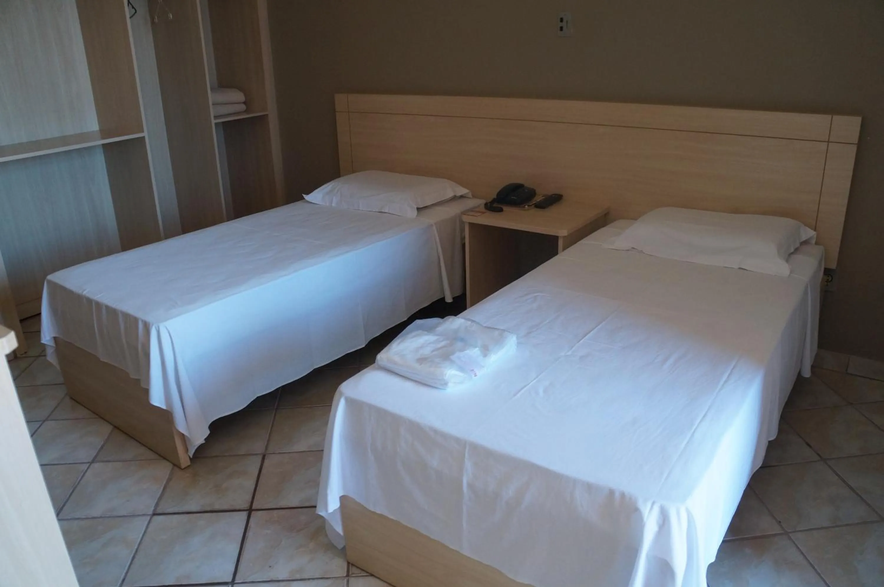 Bed in Manhuaçu Center Hotel