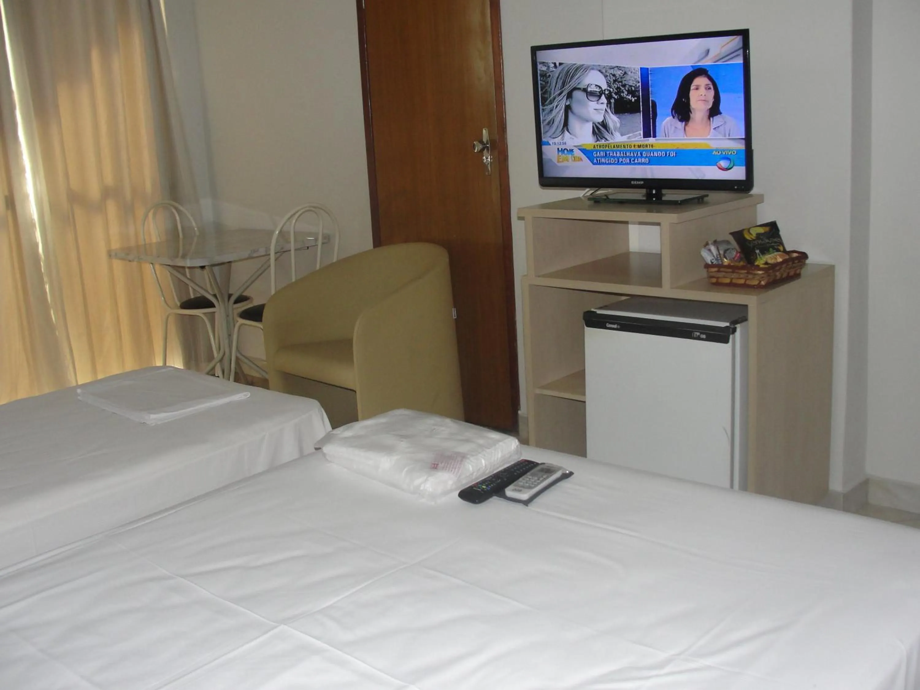 Bed in Manhuaçu Center Hotel