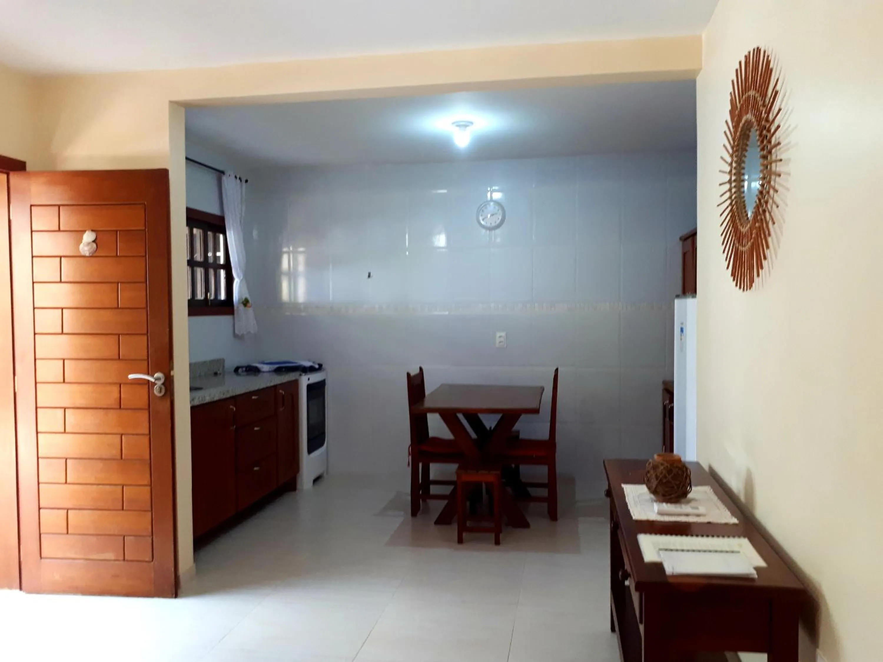 Kitchen or kitchenette in Pousada Berro do Jeguy