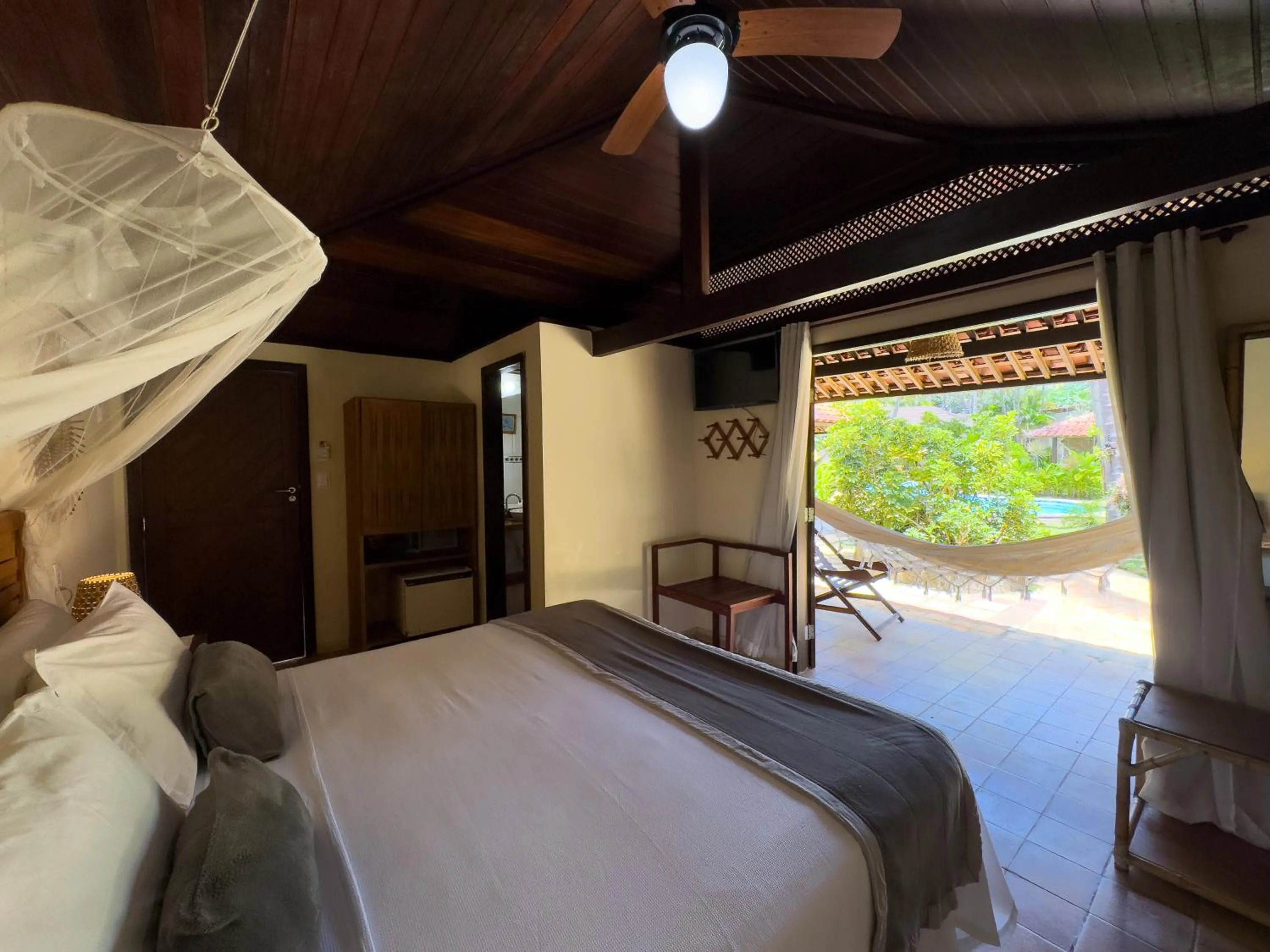 Bed in Pousada Berro do Jeguy