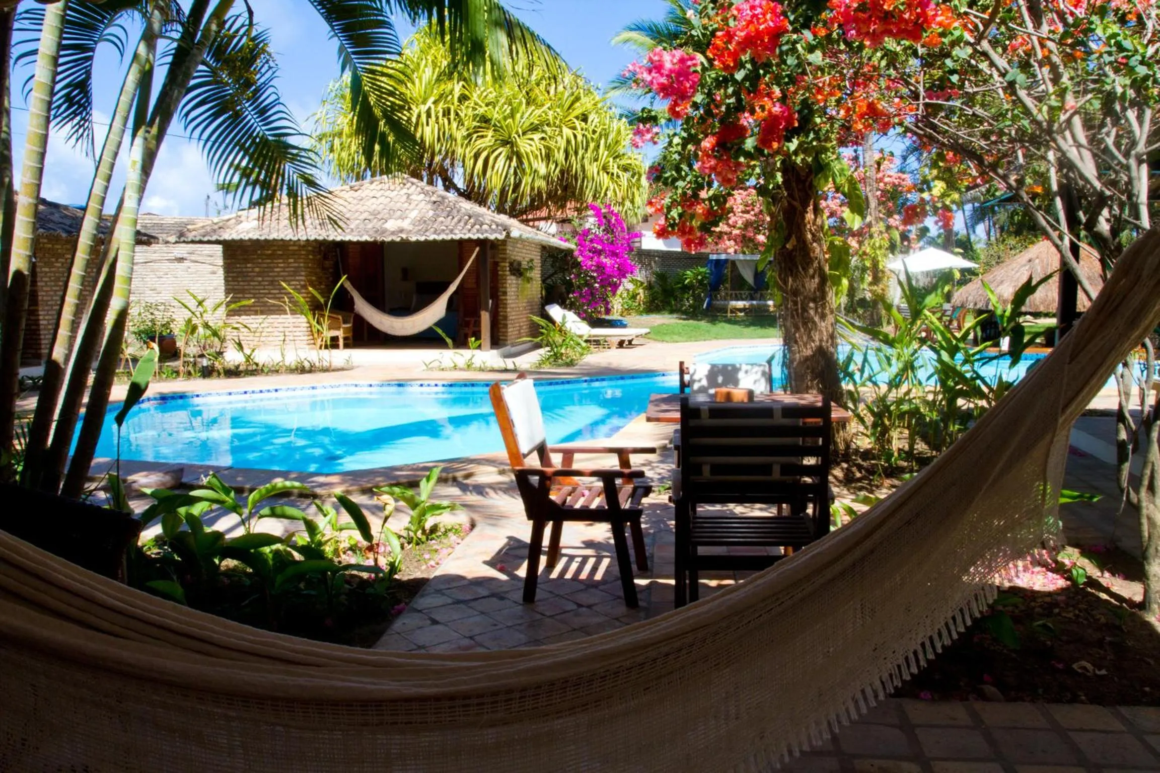 Garden in Pousada Berro do Jeguy