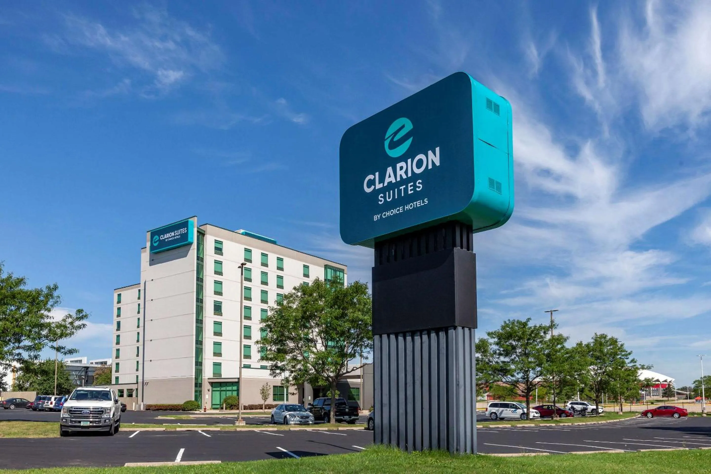 Property building in Clarion Suites at The Alliant Energy Center