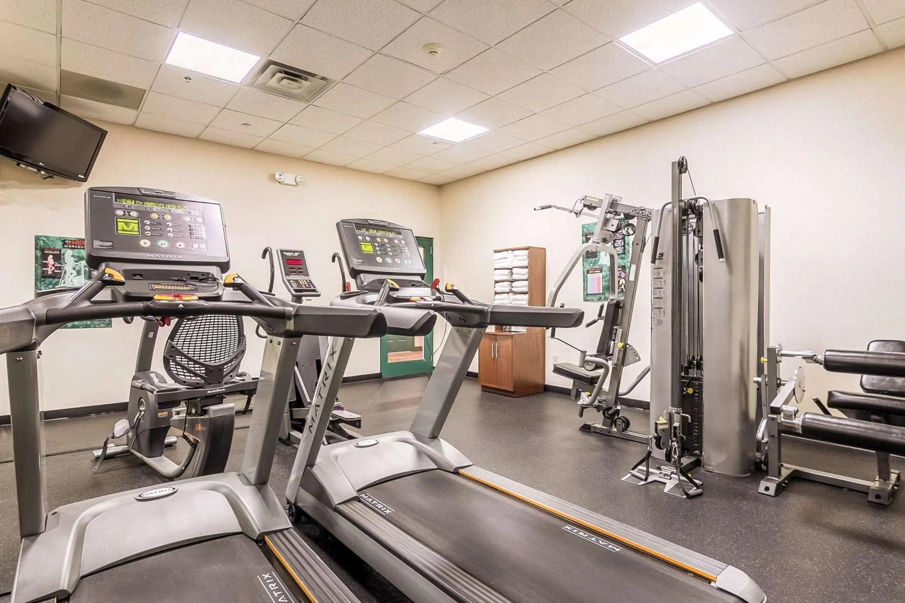 Fitness centre/facilities in Clarion Suites at The Alliant Energy Center