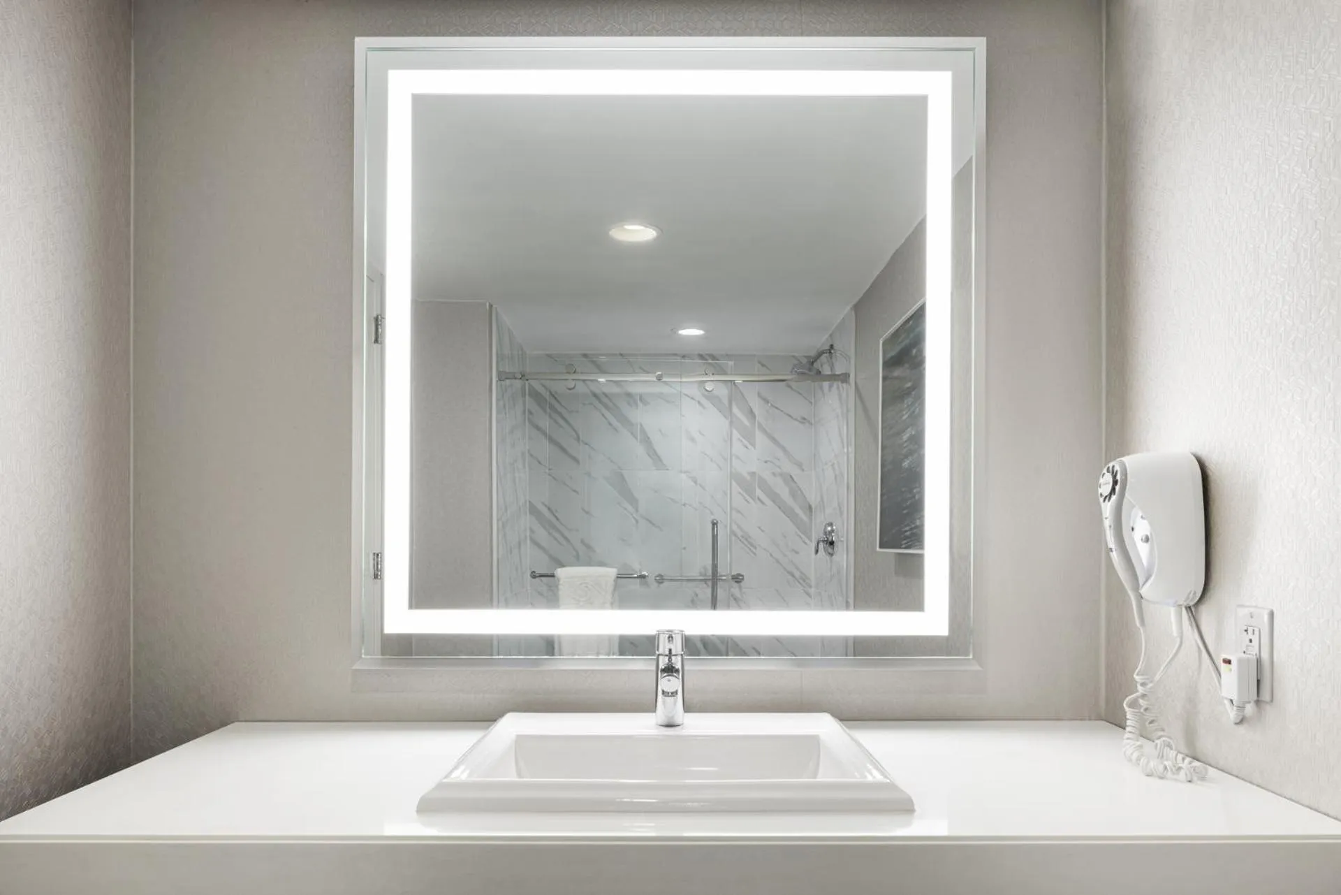 Bathroom in Tropicana Atlantic City, A Caesars Destination