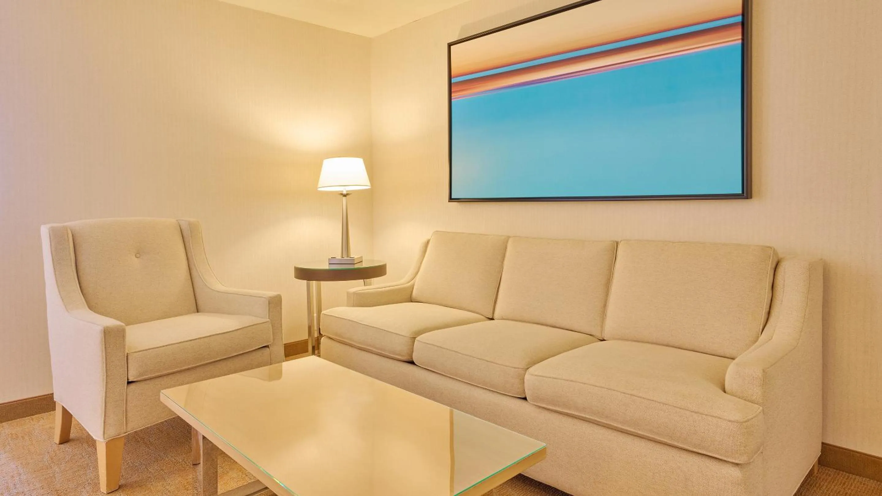 Living room in Tropicana Atlantic City, A Caesars Destination