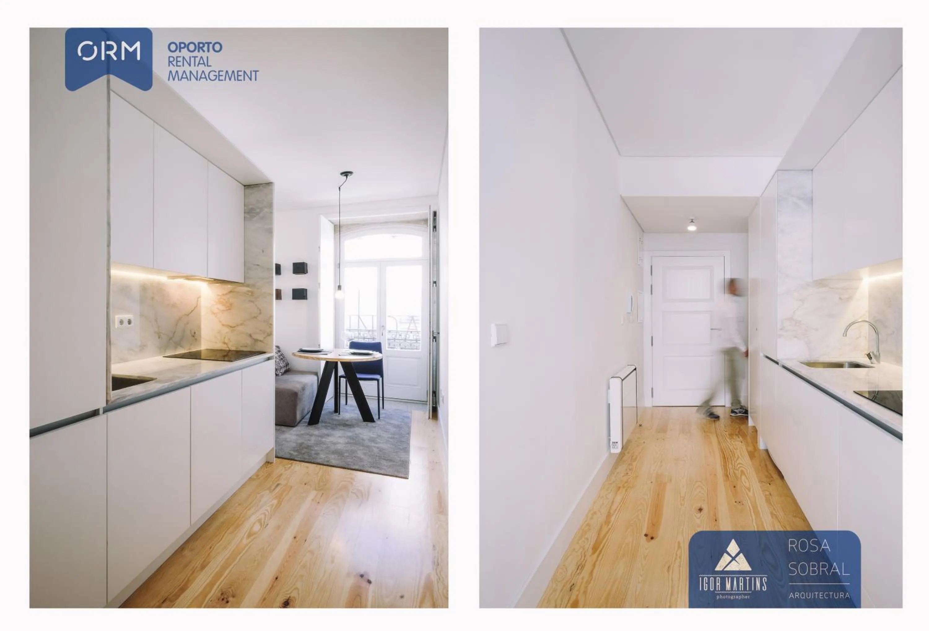 Kitchen or kitchenette in ORM - Almada Apartments