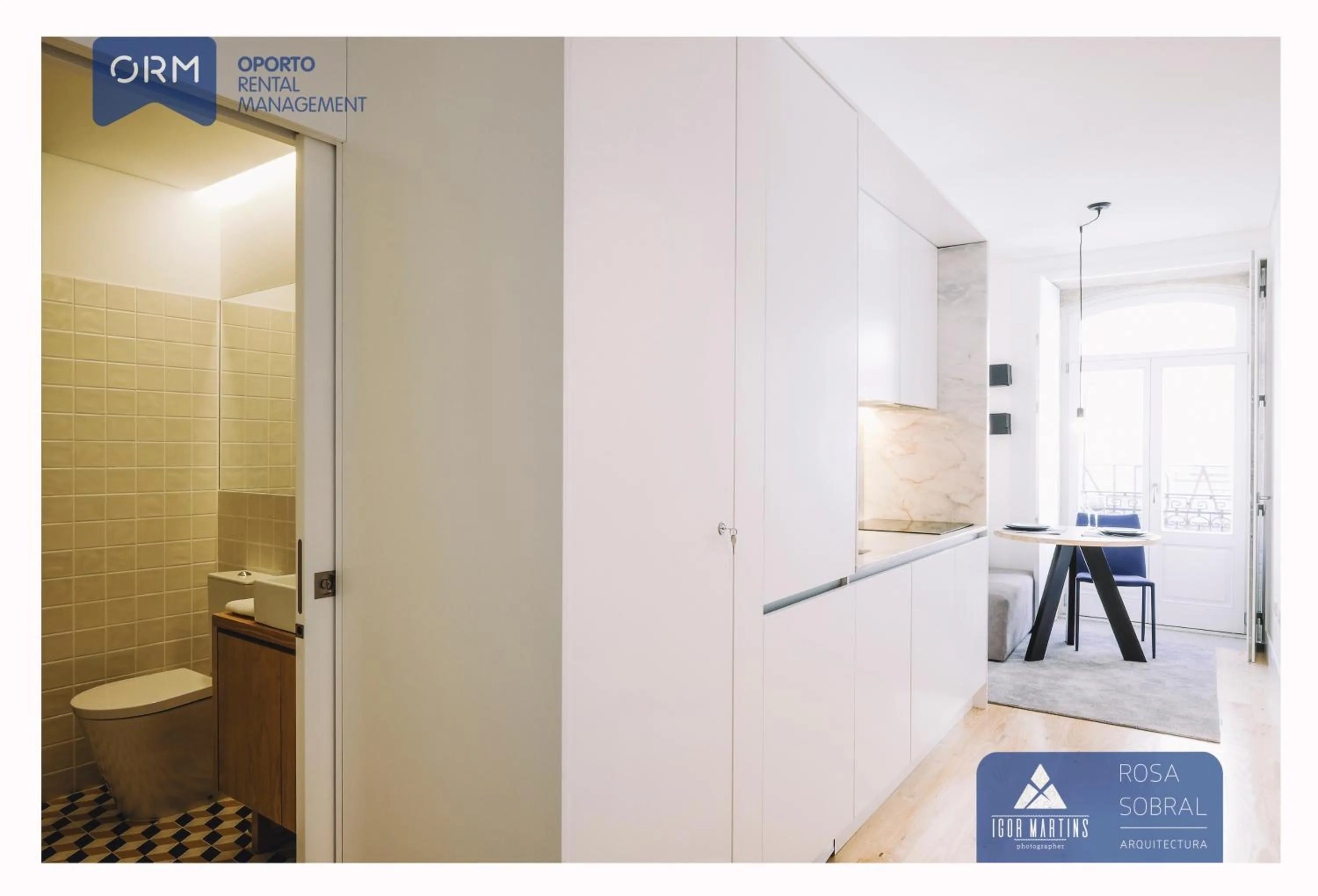 Kitchen or kitchenette in ORM - Almada Apartments