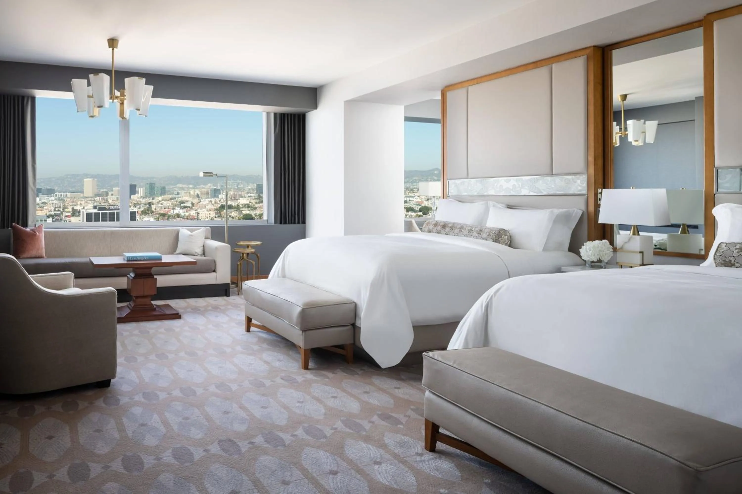 Bedroom, Bed in The Ritz-Carlton, Los Angeles L.A. Live