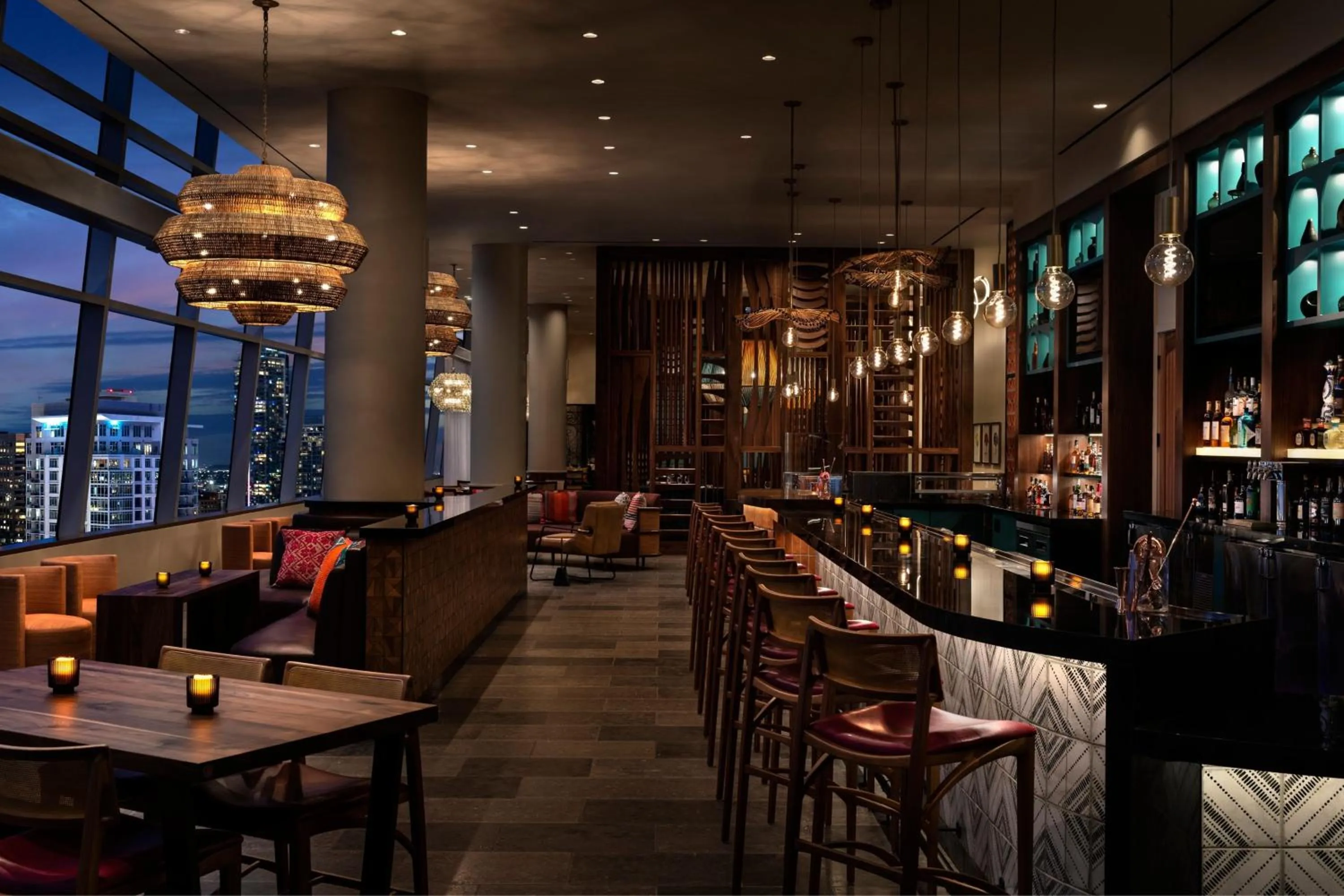 Lounge or bar in The Ritz-Carlton, Los Angeles L.A. Live