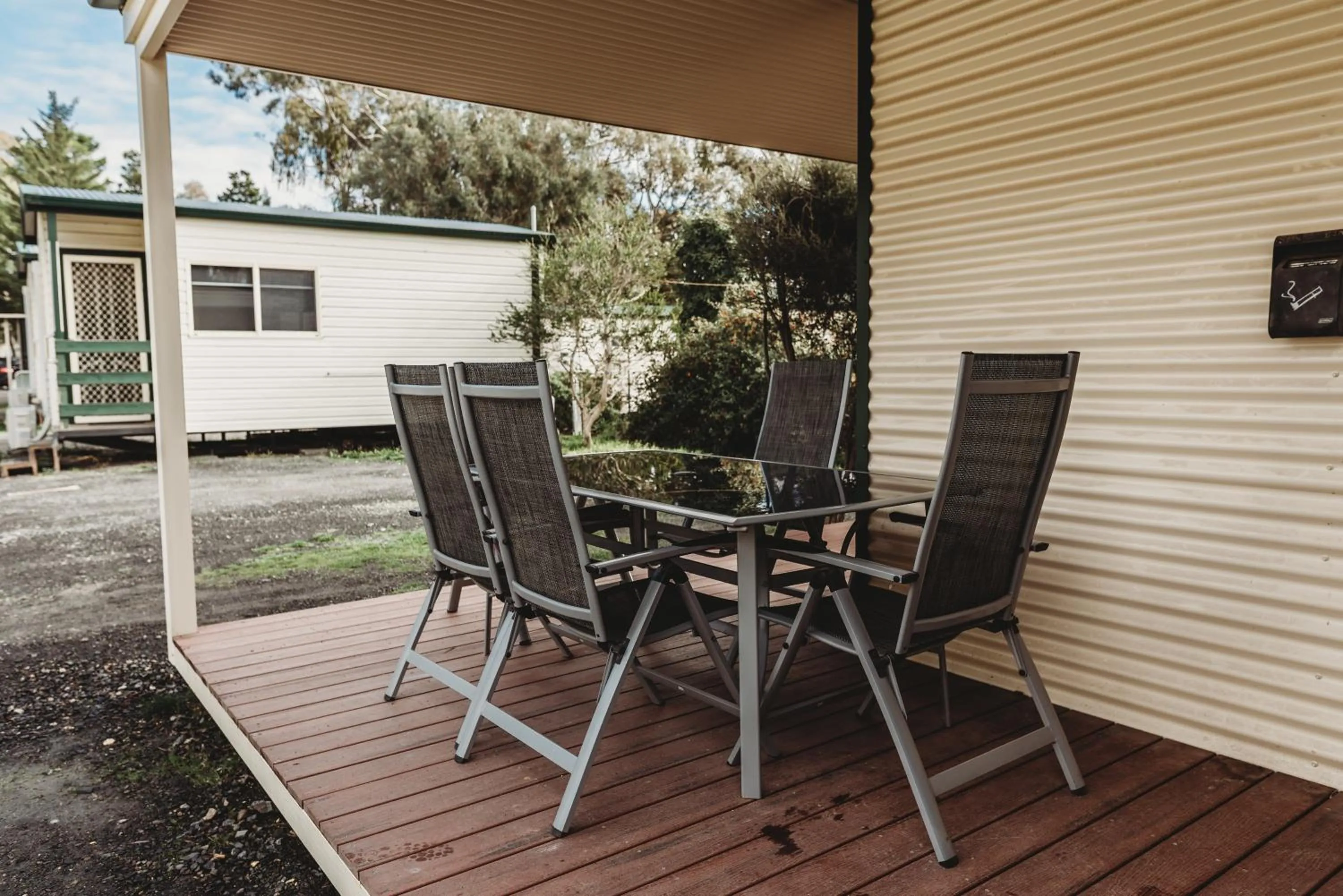 Balcony/Terrace in G'Day Parks Ararat