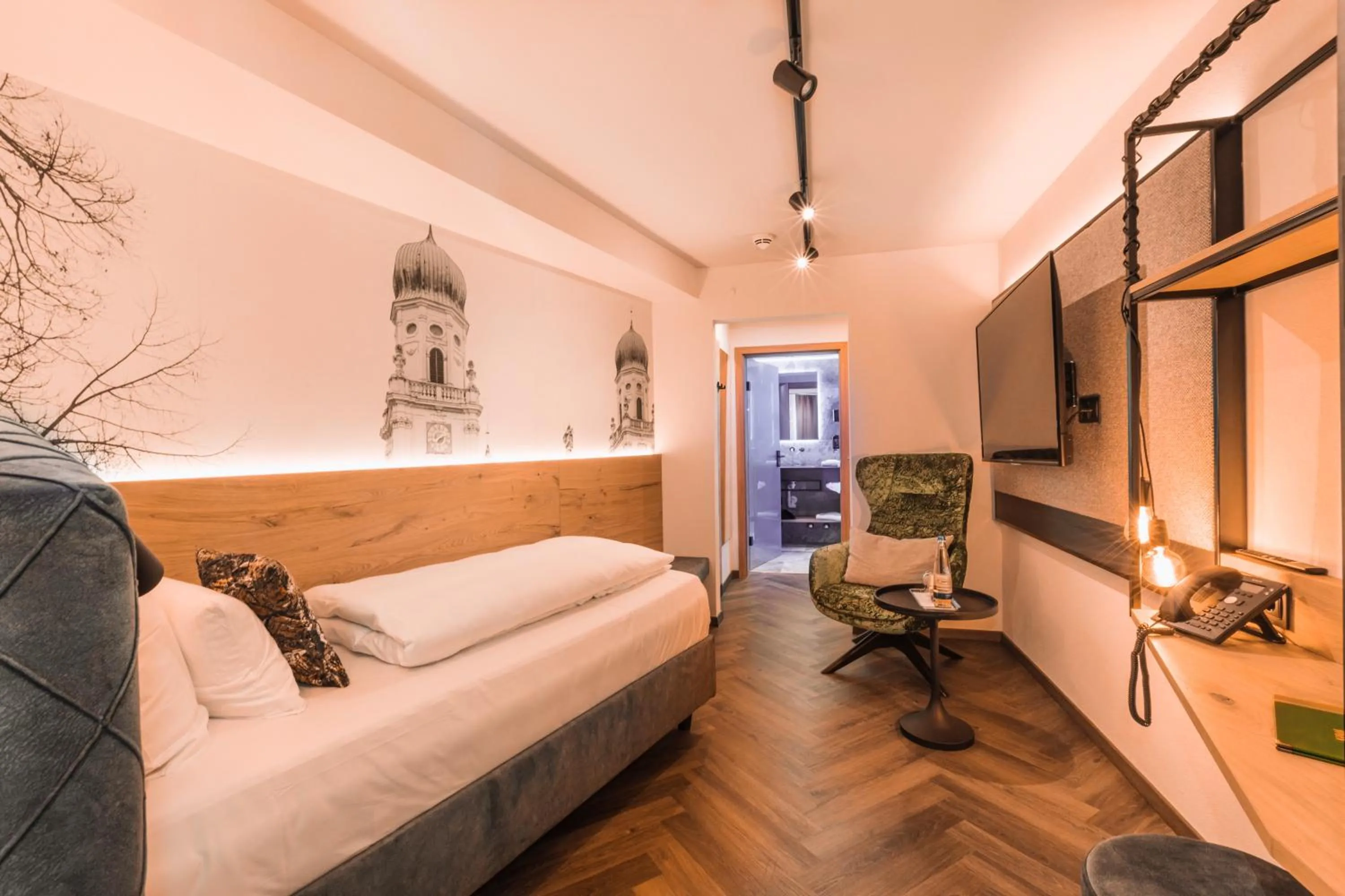 Photo of the whole room, Bed in Am Paulusbogen