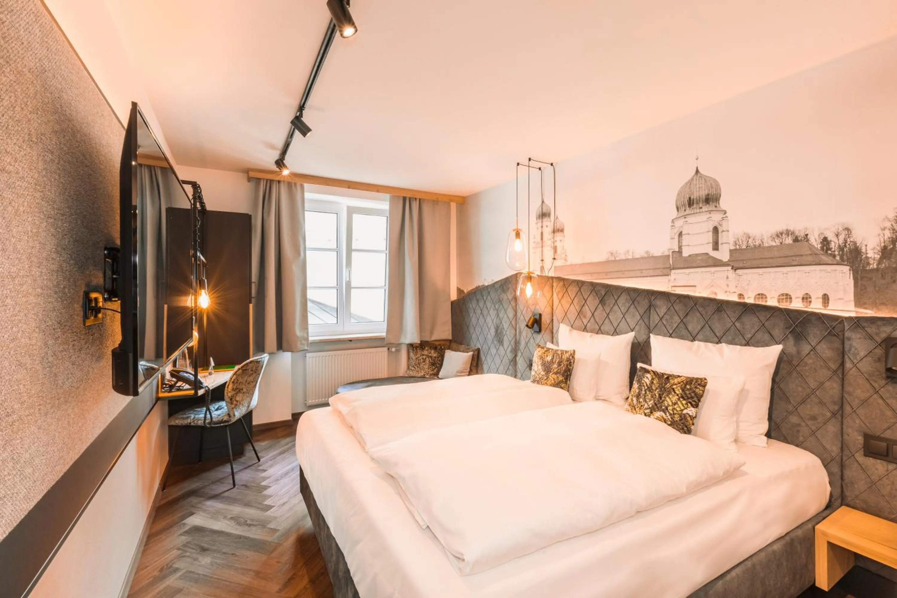 Photo of the whole room, Bed in Am Paulusbogen