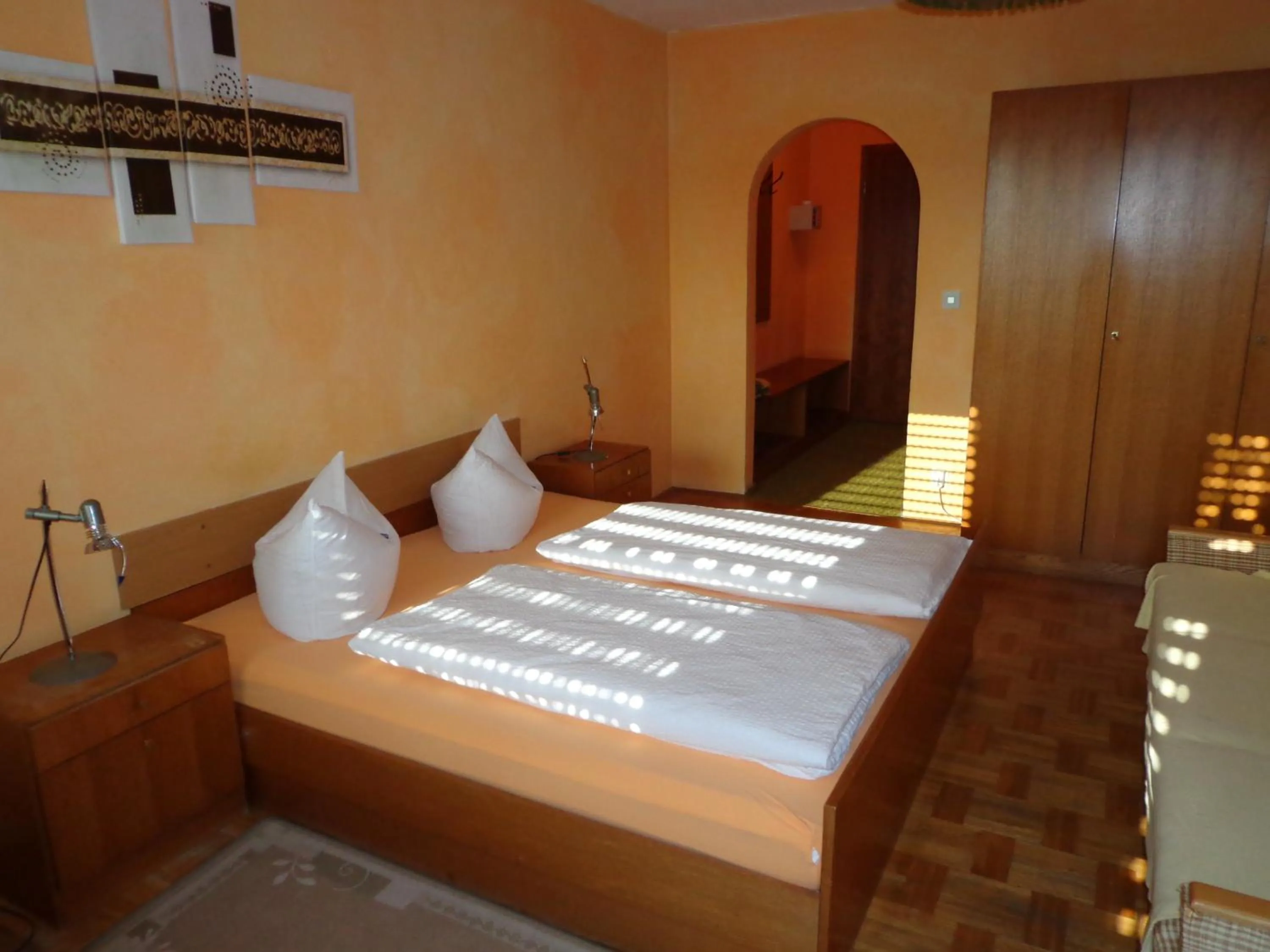 Bedroom, Bed in Pension Schamberger