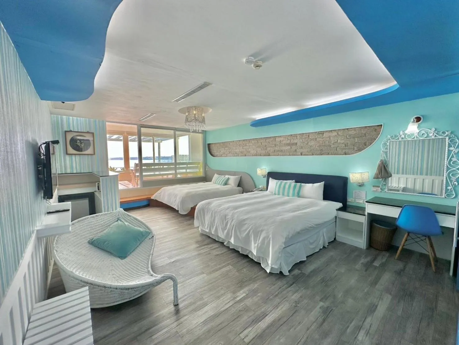 Bed in 南灣飯店 Kenting Nanwan Hotel