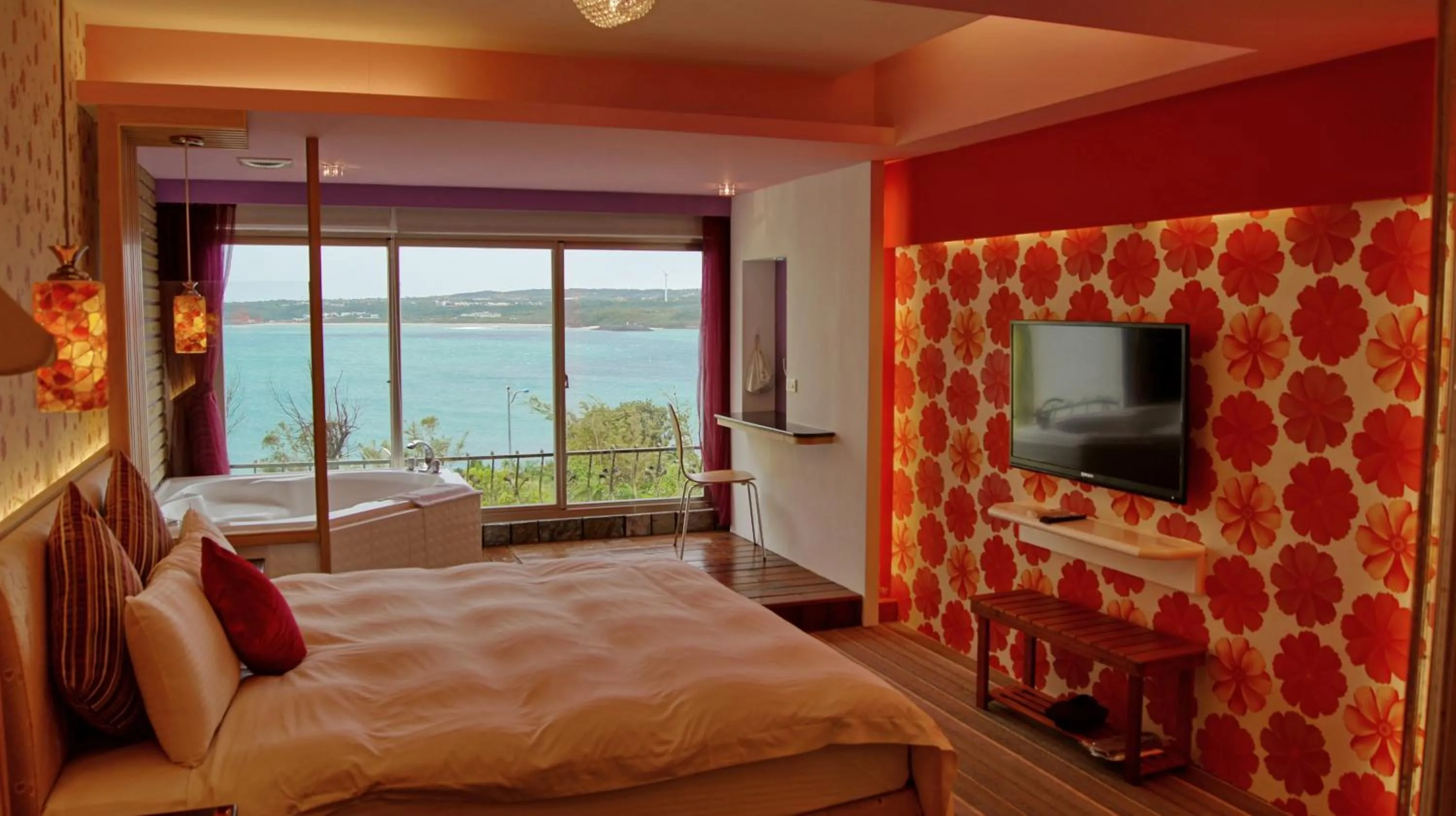 Bed in 南灣飯店 Kenting Nanwan Hotel
