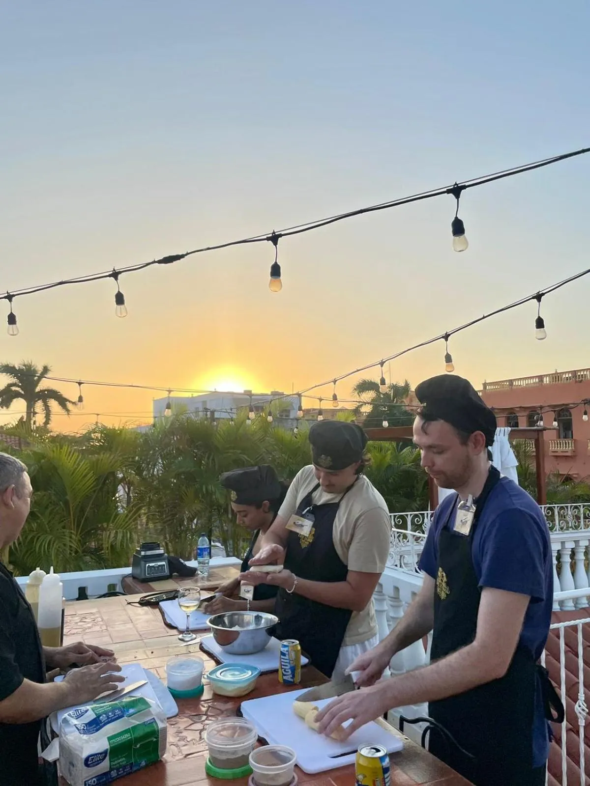 Restaurant/places to eat in Life is Good Cartagena Hostel