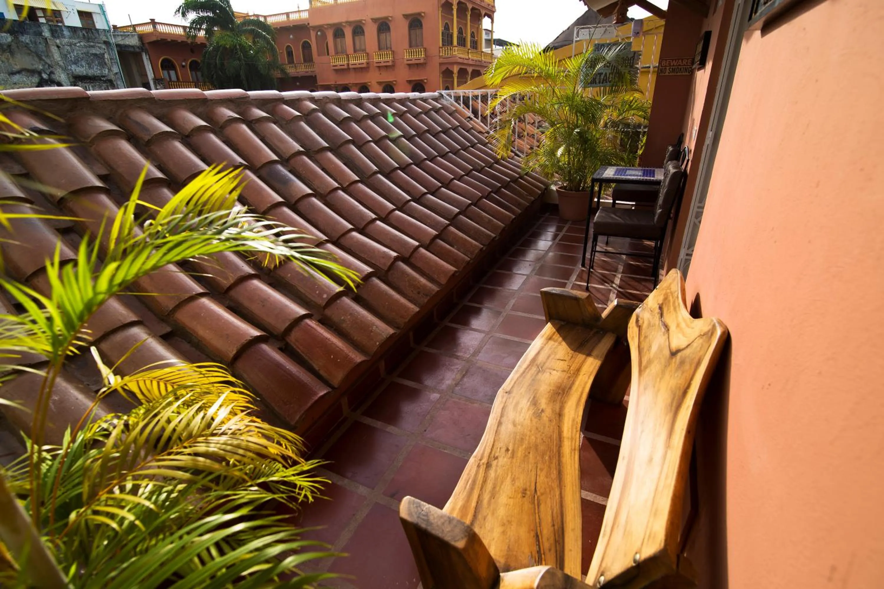 Restaurant/places to eat in Life is Good Cartagena Hostel