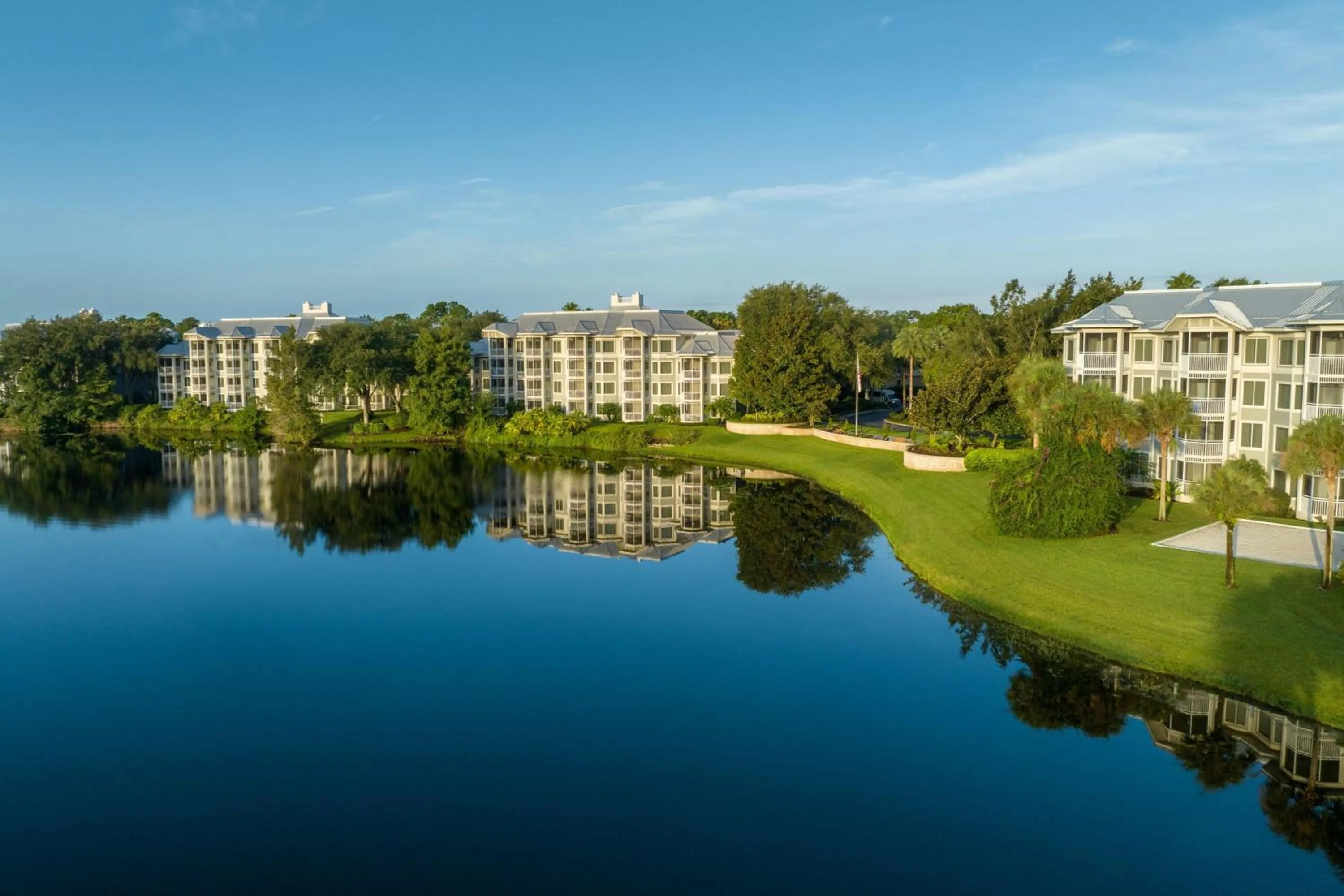 Property building in Marriott's Cypress Harbour Villas