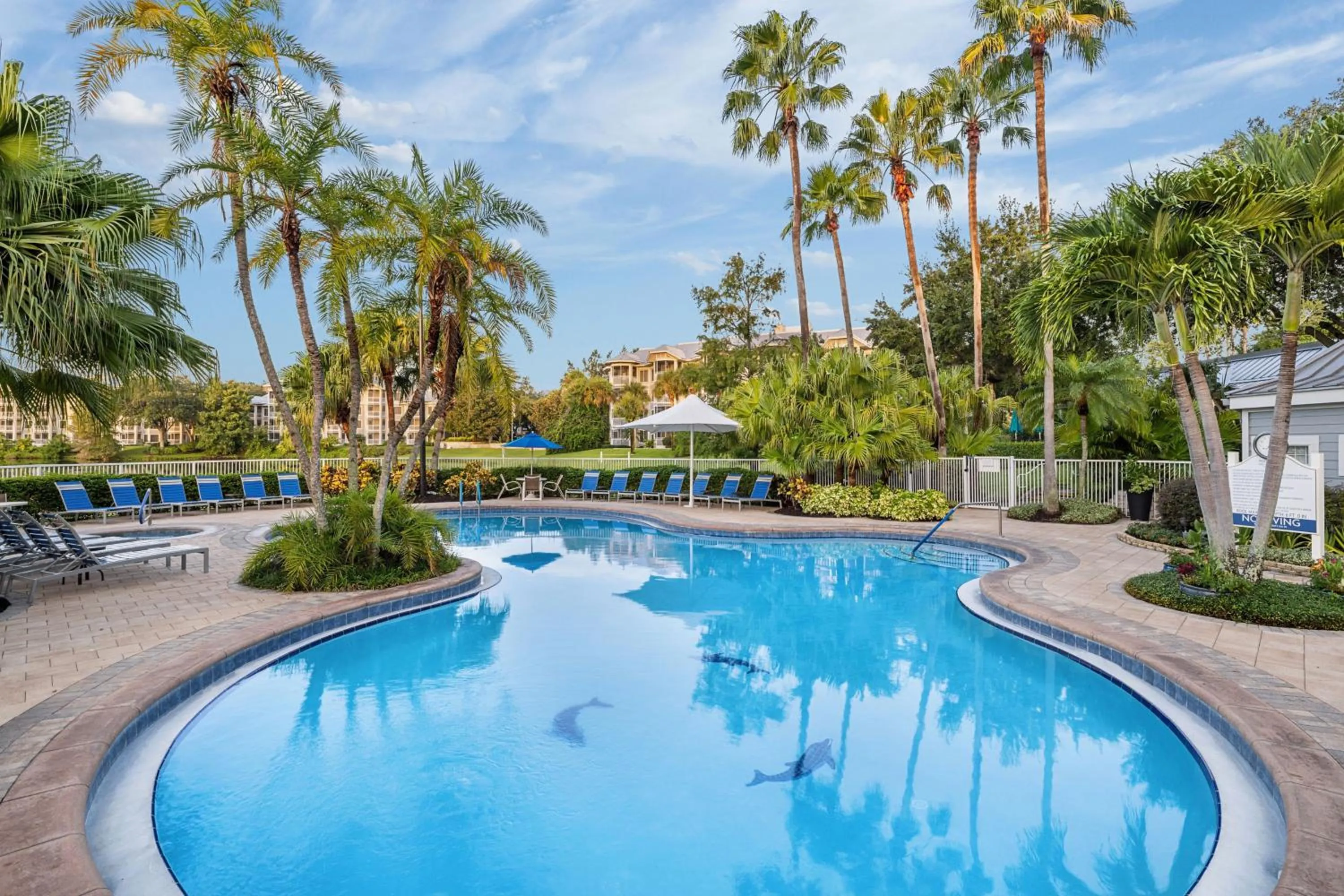 Swimming pool in Marriott's Cypress Harbour Villas