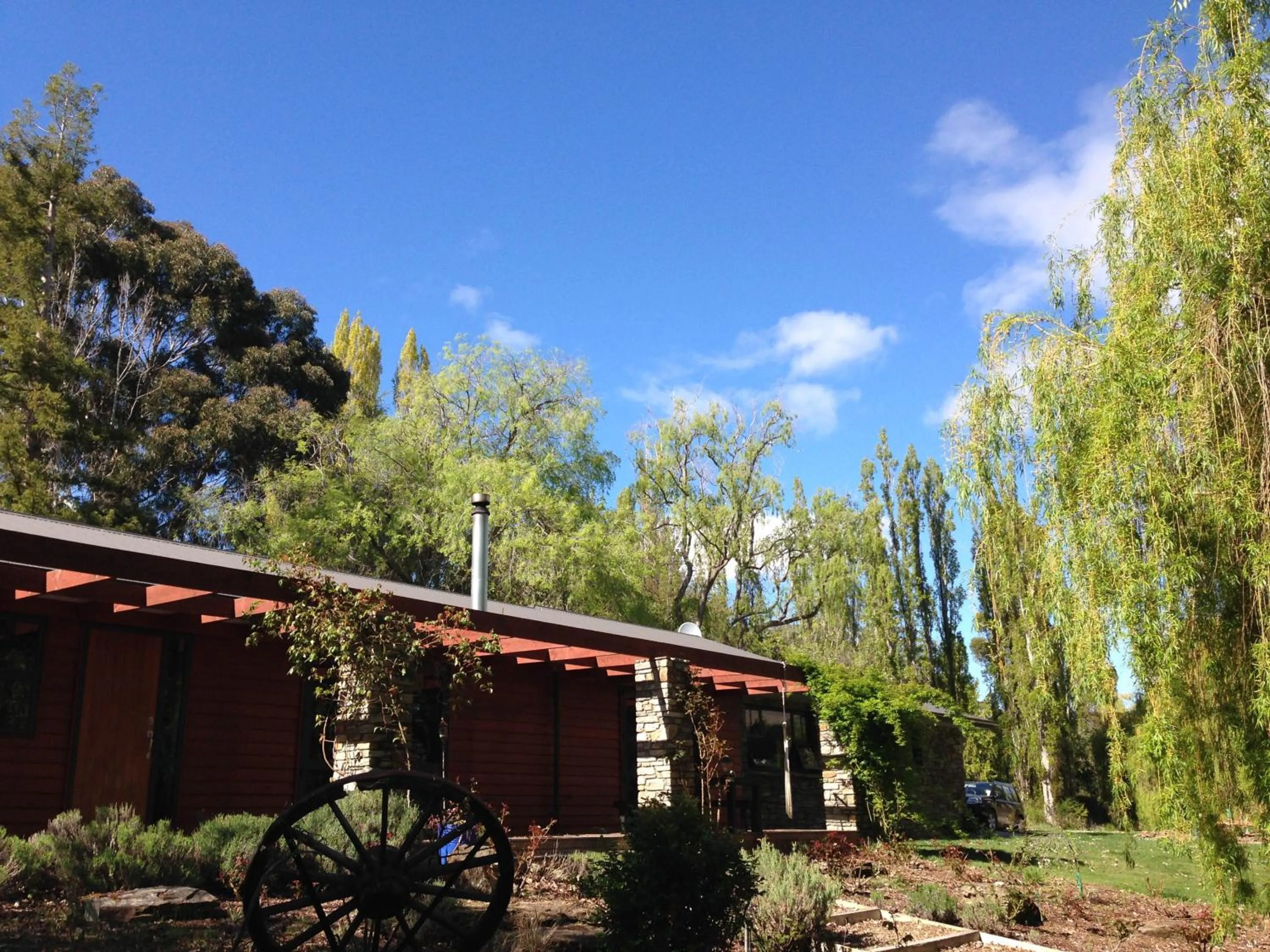 Patio in Lye Bow Lake Suite