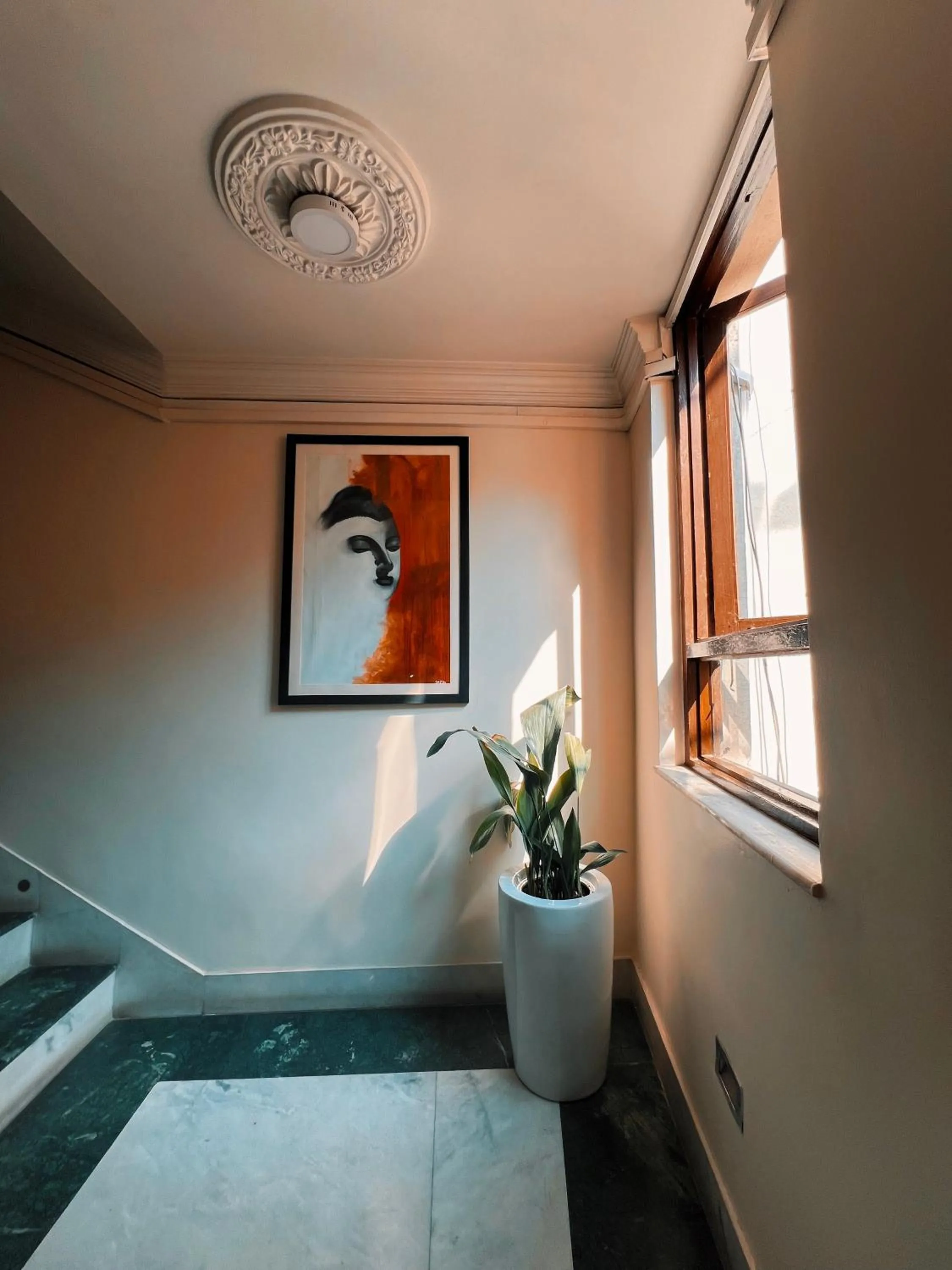 Seating area in Hotel Bodhiz