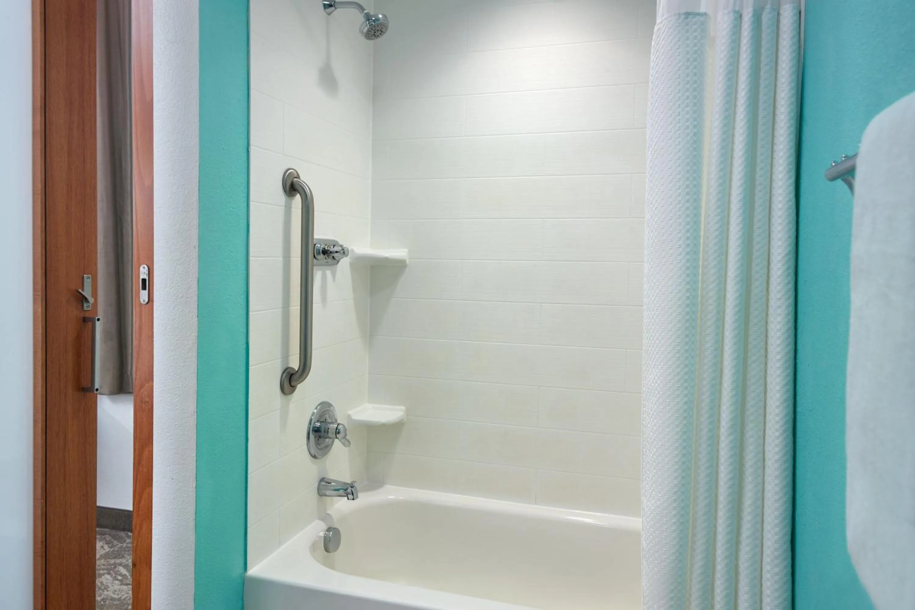 Bathroom in SpringHill Suites by Marriott Orlando at SeaWorld