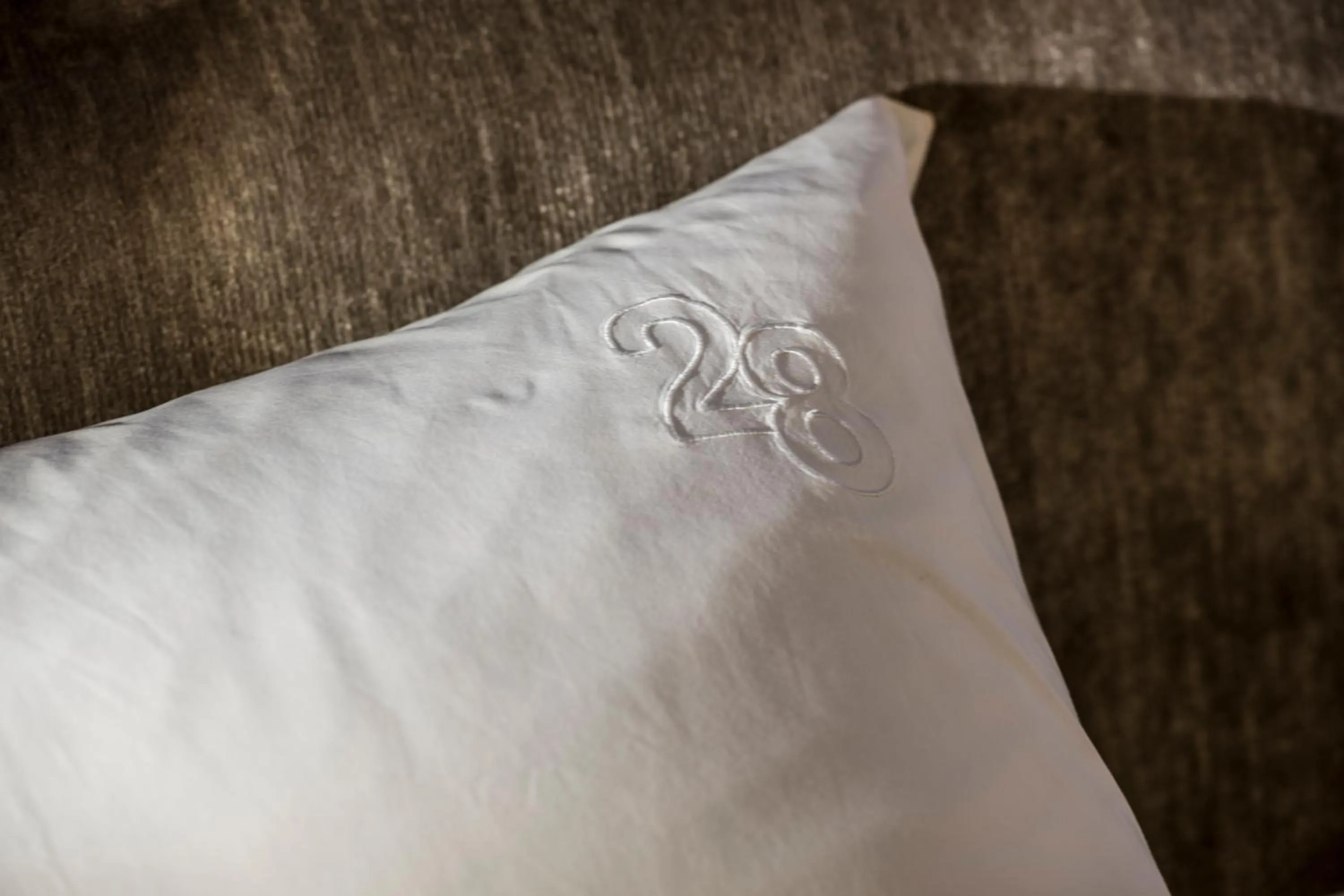 Decorative detail, Bed in Hôtel Particulier Le 28 - Spa & Art Luxury Design by Alain Ducasse