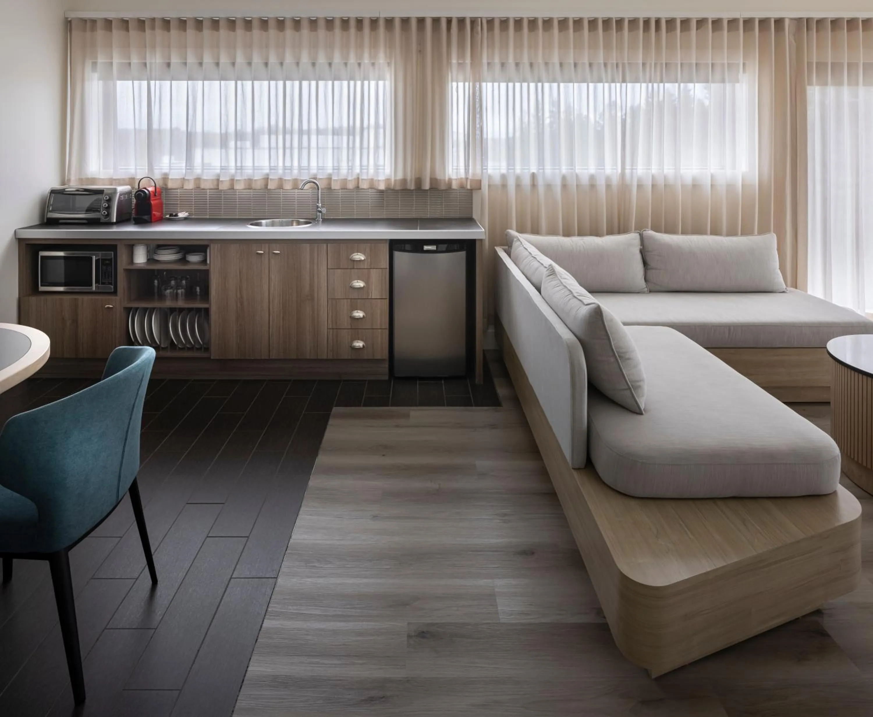 Kitchen or kitchenette in Estérel Resort