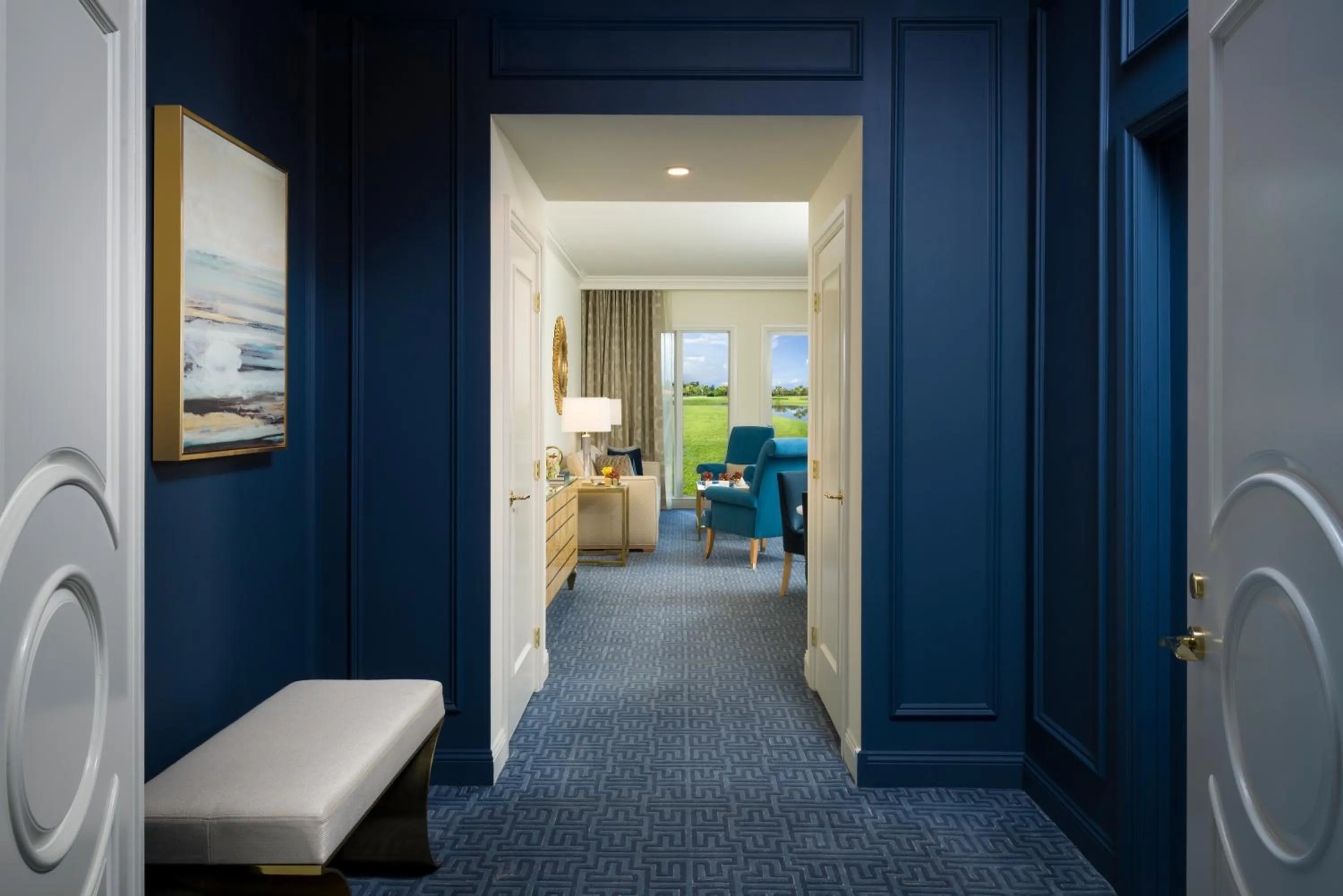 Decorative detail in Trump National Doral Golf Resort