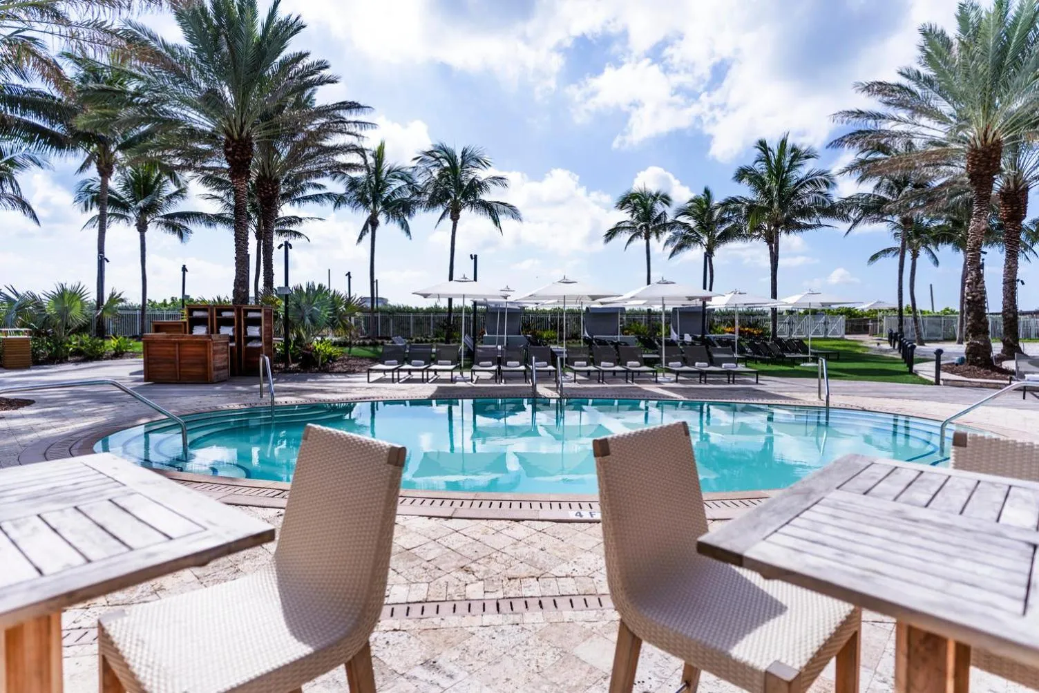 Natural landscape in Eden Roc Miami Beach