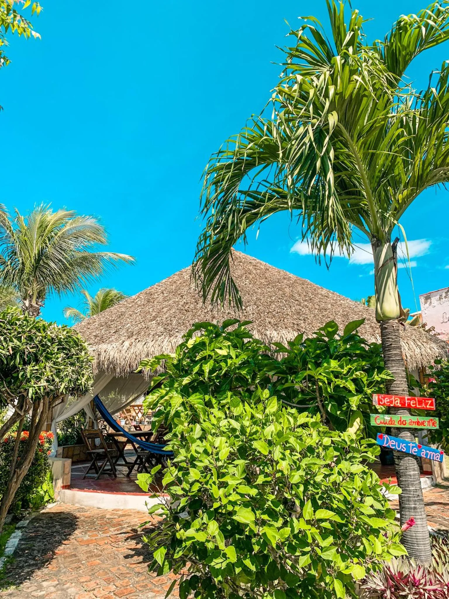 Garden in Pousada La Goduria