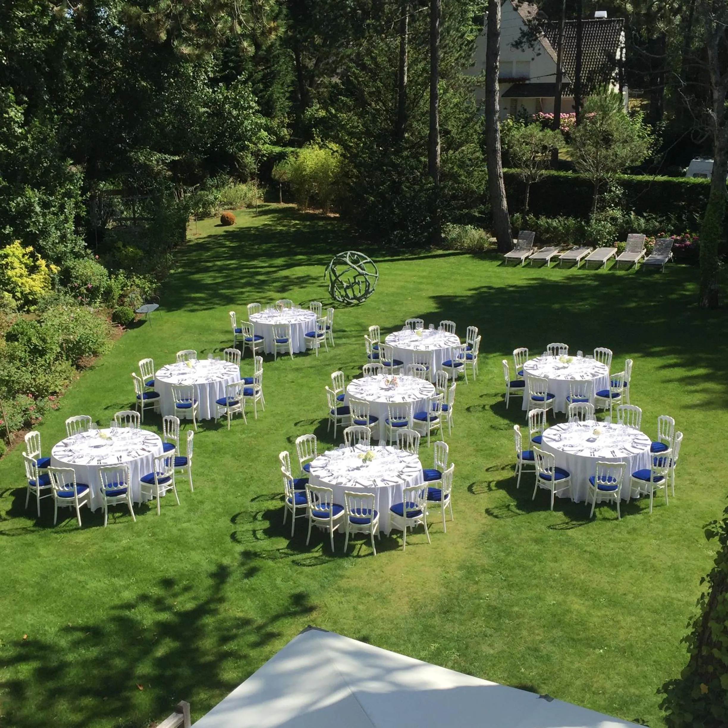 Bird's eye view in Demeure d'Hôtes Haec Otia