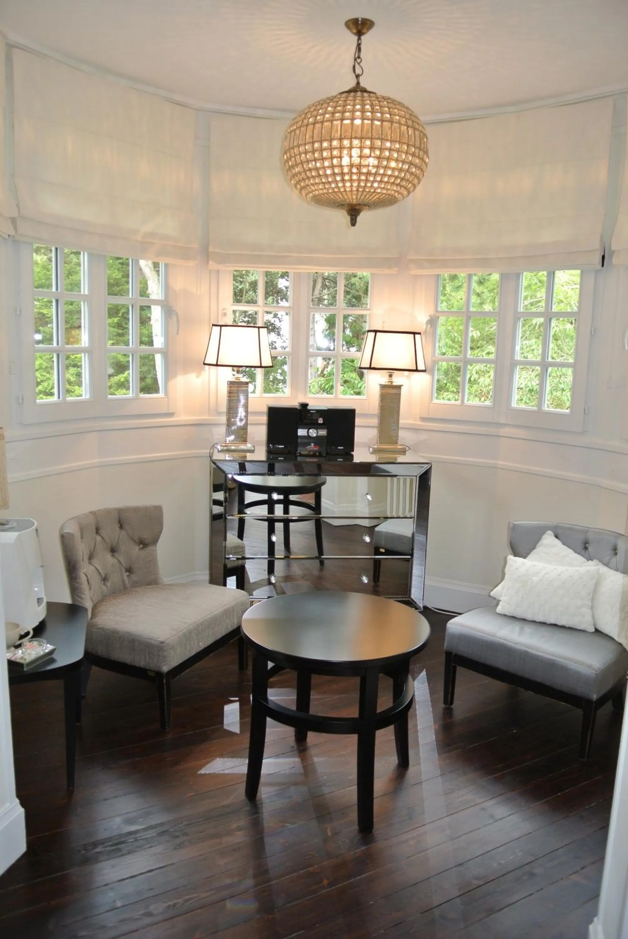 Seating area in Demeure d'Hôtes Haec Otia