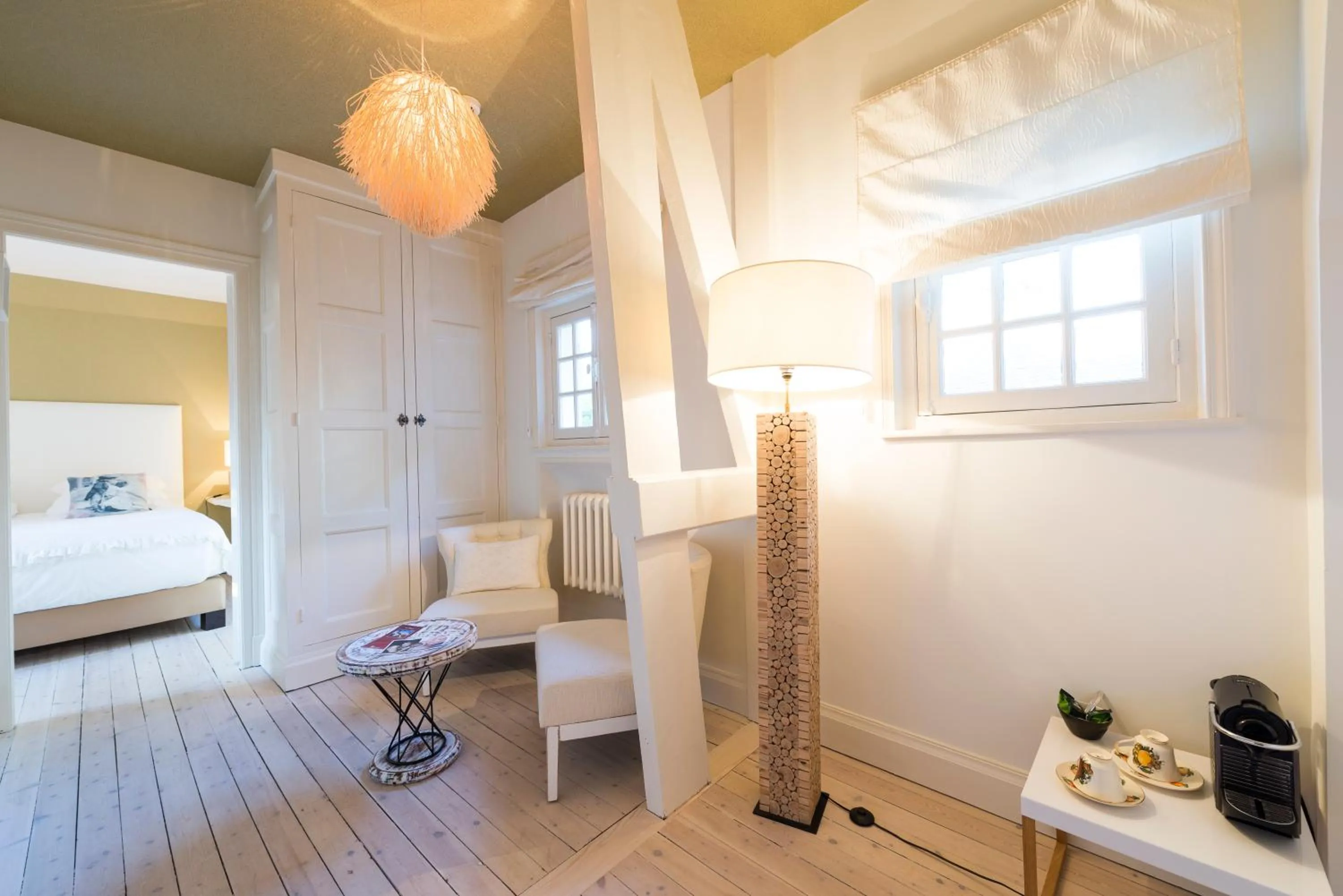 Living room, Bed in Demeure d'Hôtes Haec Otia