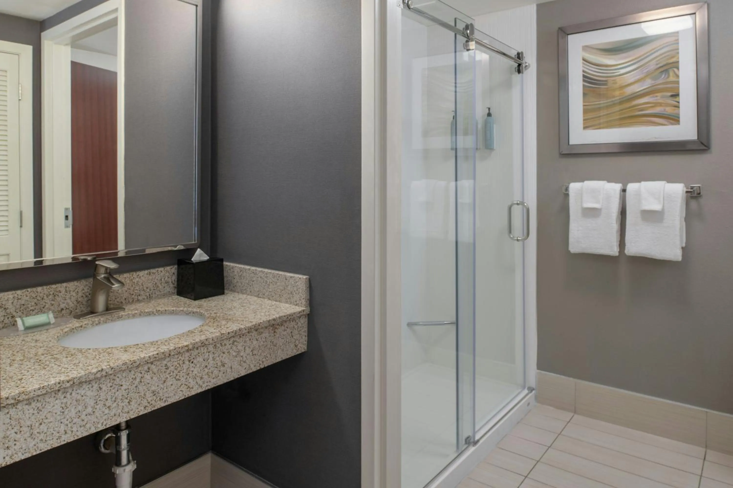 Bathroom in Courtyard by Marriott New Orleans Warehouse Arts District