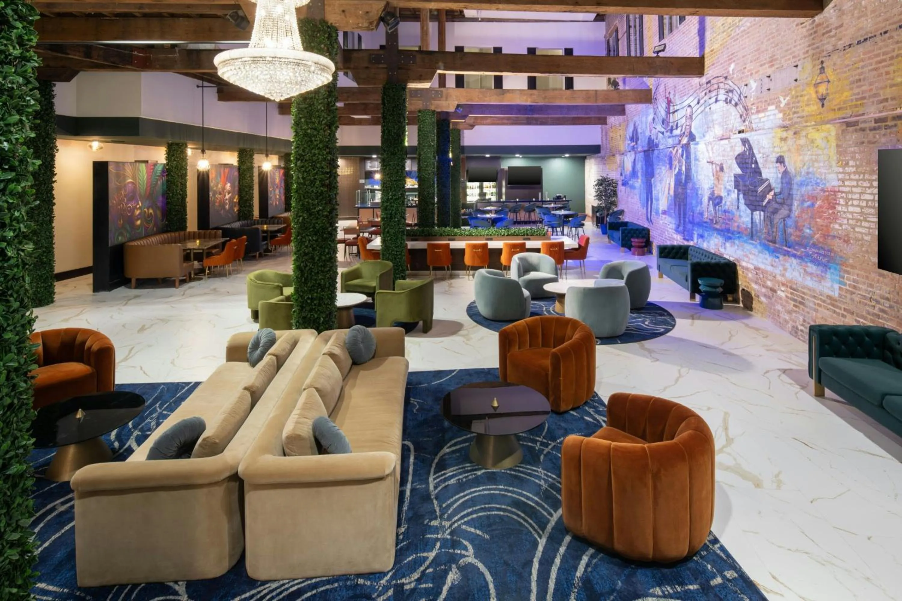 Lobby or reception in Courtyard by Marriott New Orleans Warehouse Arts District