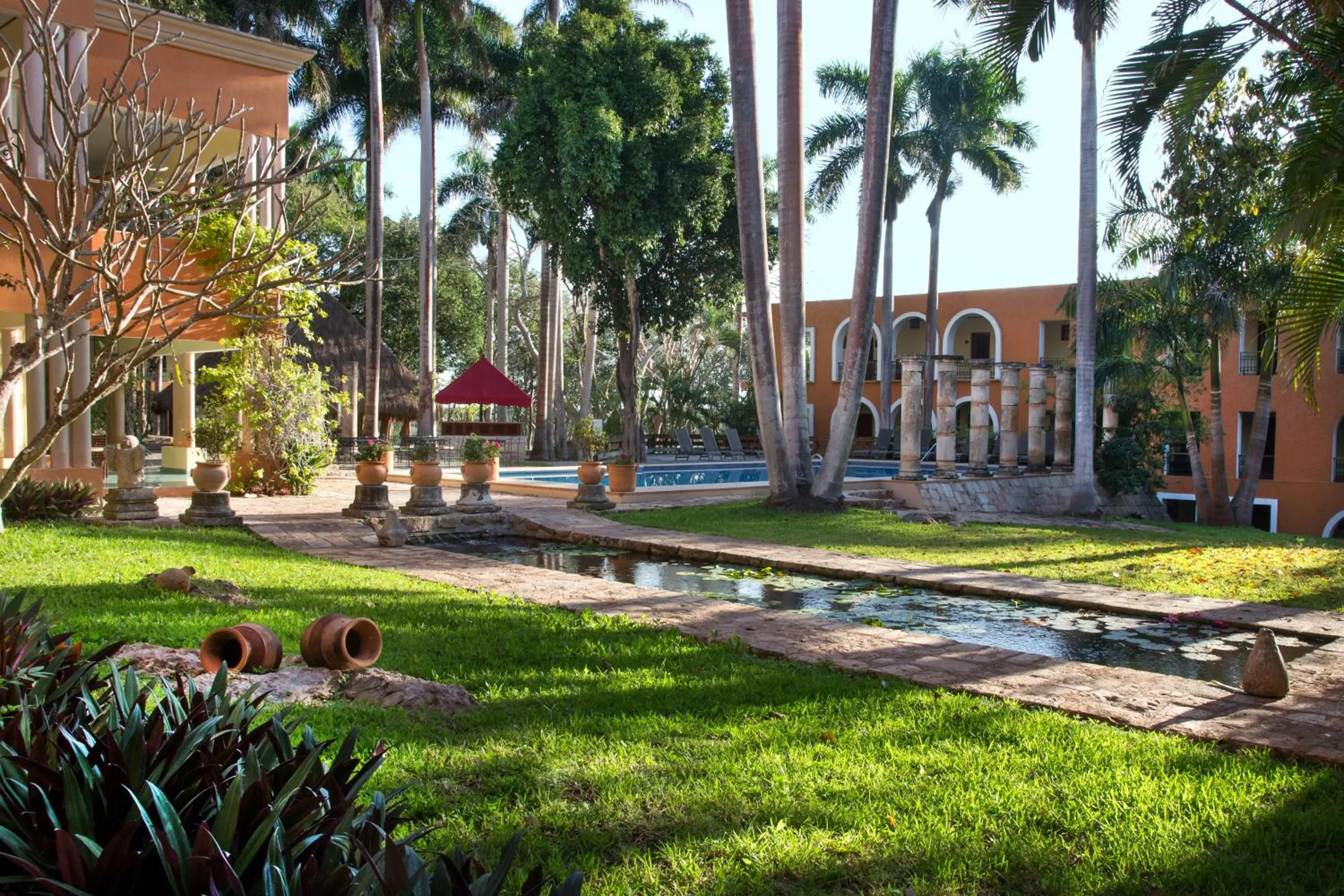 Garden in Hacienda Uxmal Plantation & Museum